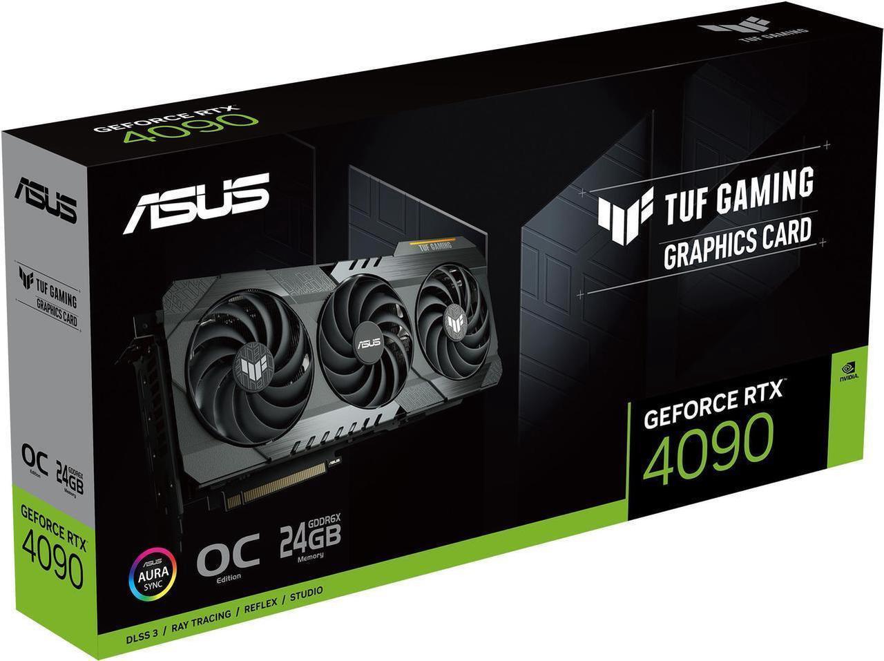 Alt view image 6 of 7 - ASUS TUF Gaming GeForce RTX 4090 OG OC Edition Gaming Graphics Card (PCIe 4.0, 24GB GDDR6X, DLSS 3, HDMI 2.1, DisplayPort 1.4a) TUF-RTX4090-O24G-OG-GAMING