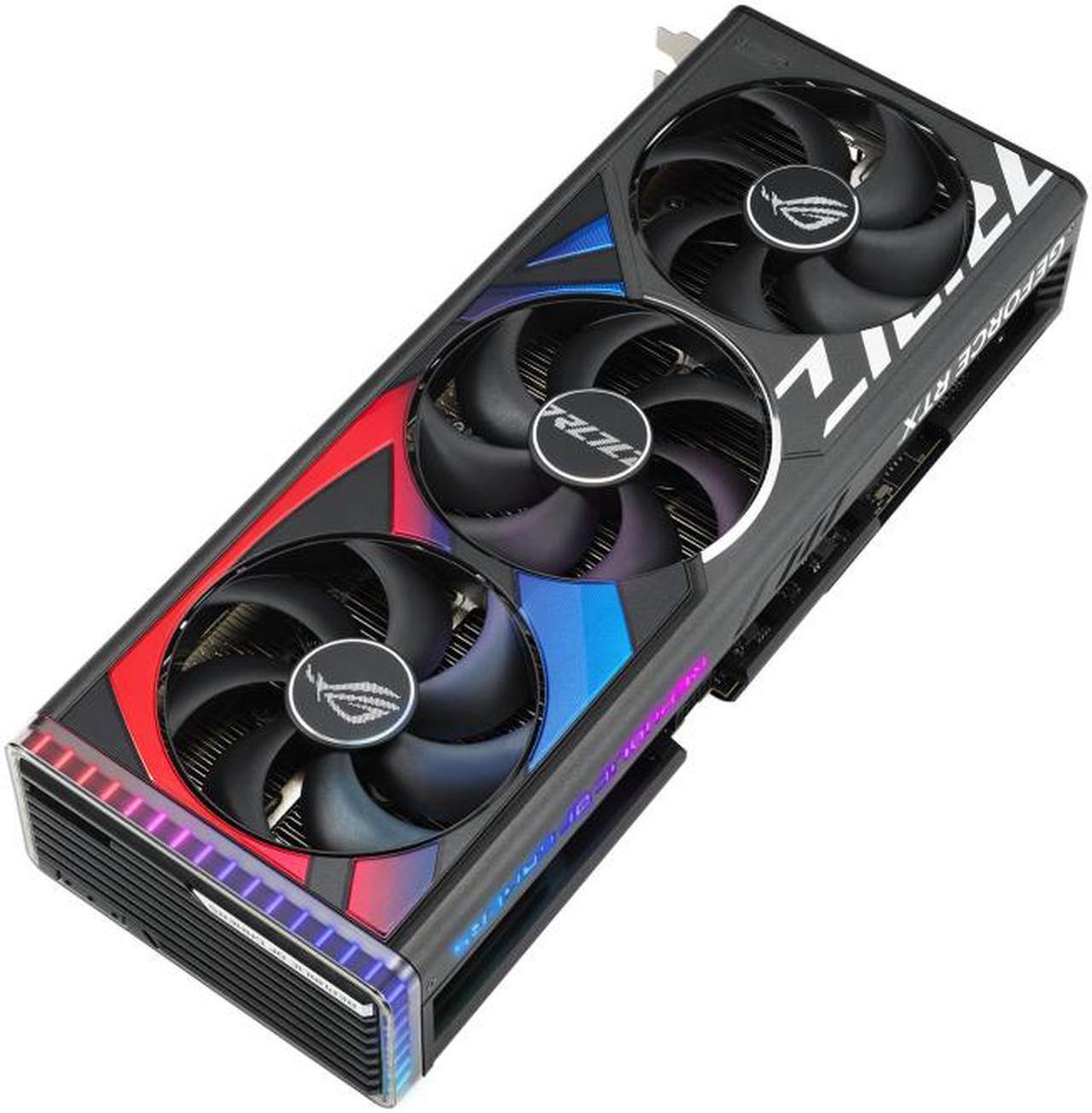 Alt view image 3 of 7 - ASUS ROG Strix GeForce RTX 4090 Gaming Graphics Card (PCIe 4.0, 24GB GDDR6X, HDMI 2.1a, DisplayPort 1.4a) ROG-STRIX-RTX4090-24G-GAMING