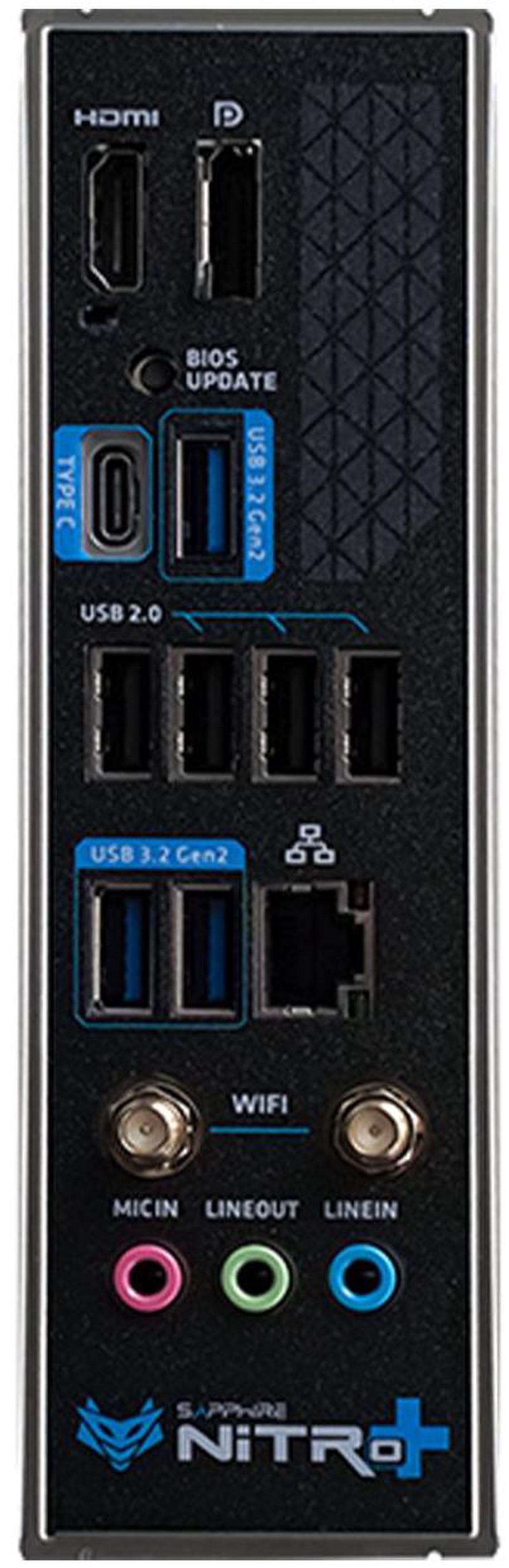 Alt view image 6 of 7 - Sapphire Tech NITRO+ B650M WiFi AM5 Motherboard & Ryzen 5 9600X 6-Core CPU Combo | PCIe 5.0 x16, DDR5 7600MT/s, 12+2+1 Power Phase, Wi-Fi 6, 4K 144Hz HDMI