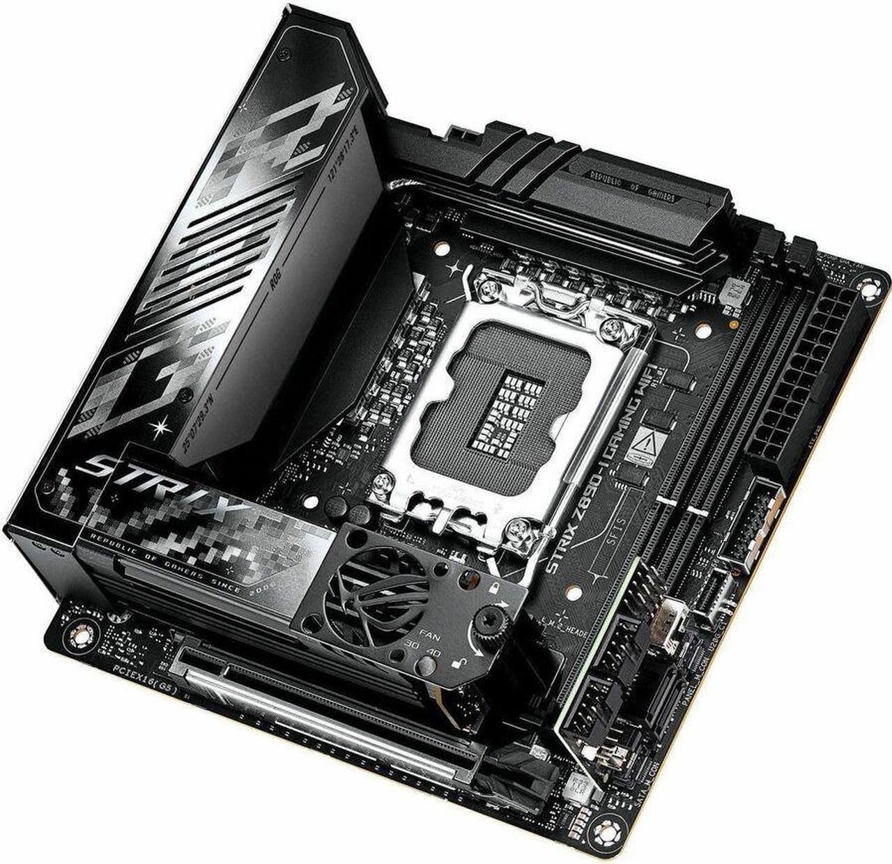 Alt view image 2 of 7 - ASUS ROG STRIX Z890-I GAMING WIFI Motherboard,  LGA 1851 Intel Z890 Mini ITX Motherboard