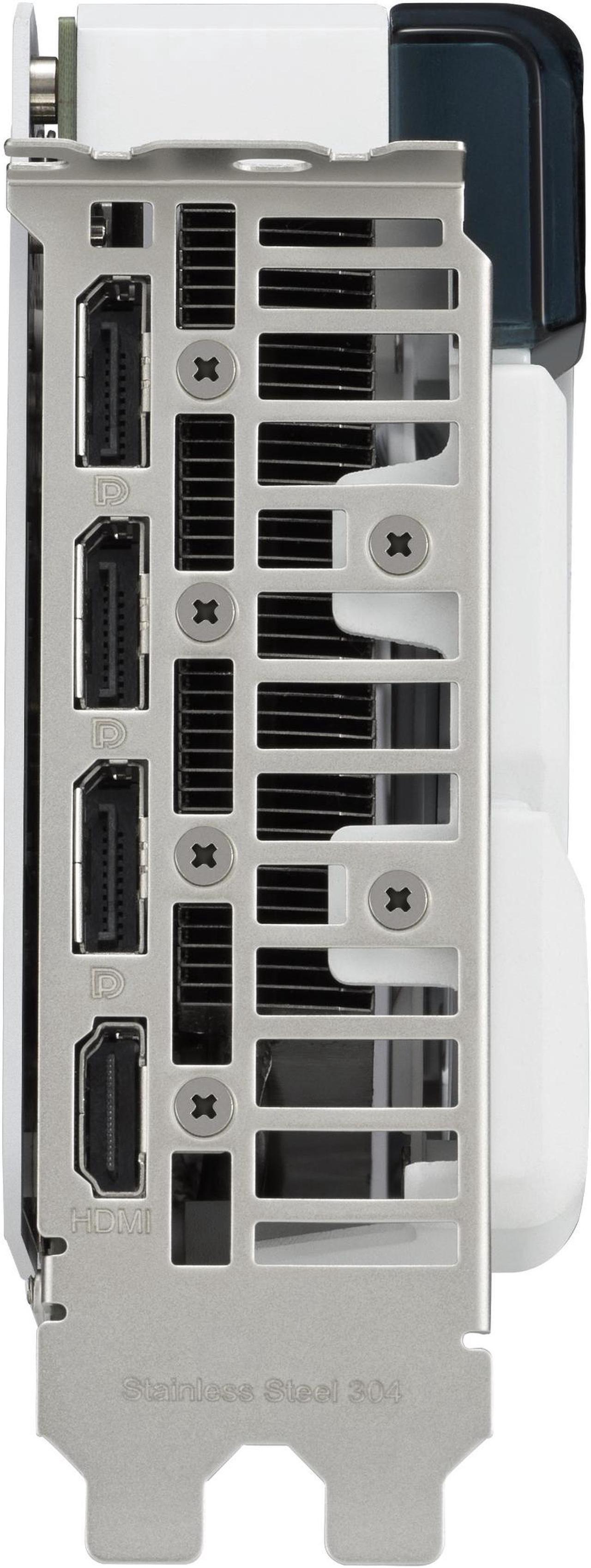 Alt view image 4 of 7 - ASUS Dual GeForce RTX 4060 OC White Edition 8GB GDDR6 (PCIe 4.0, 8GB GDDR6, DLSS 3, HDMI 2.1a, DisplayPort 1.4a, 2.5-slot design, Axial-tech fan design, 0dB technology) DUAL-RTX4060-O8G-WHITE