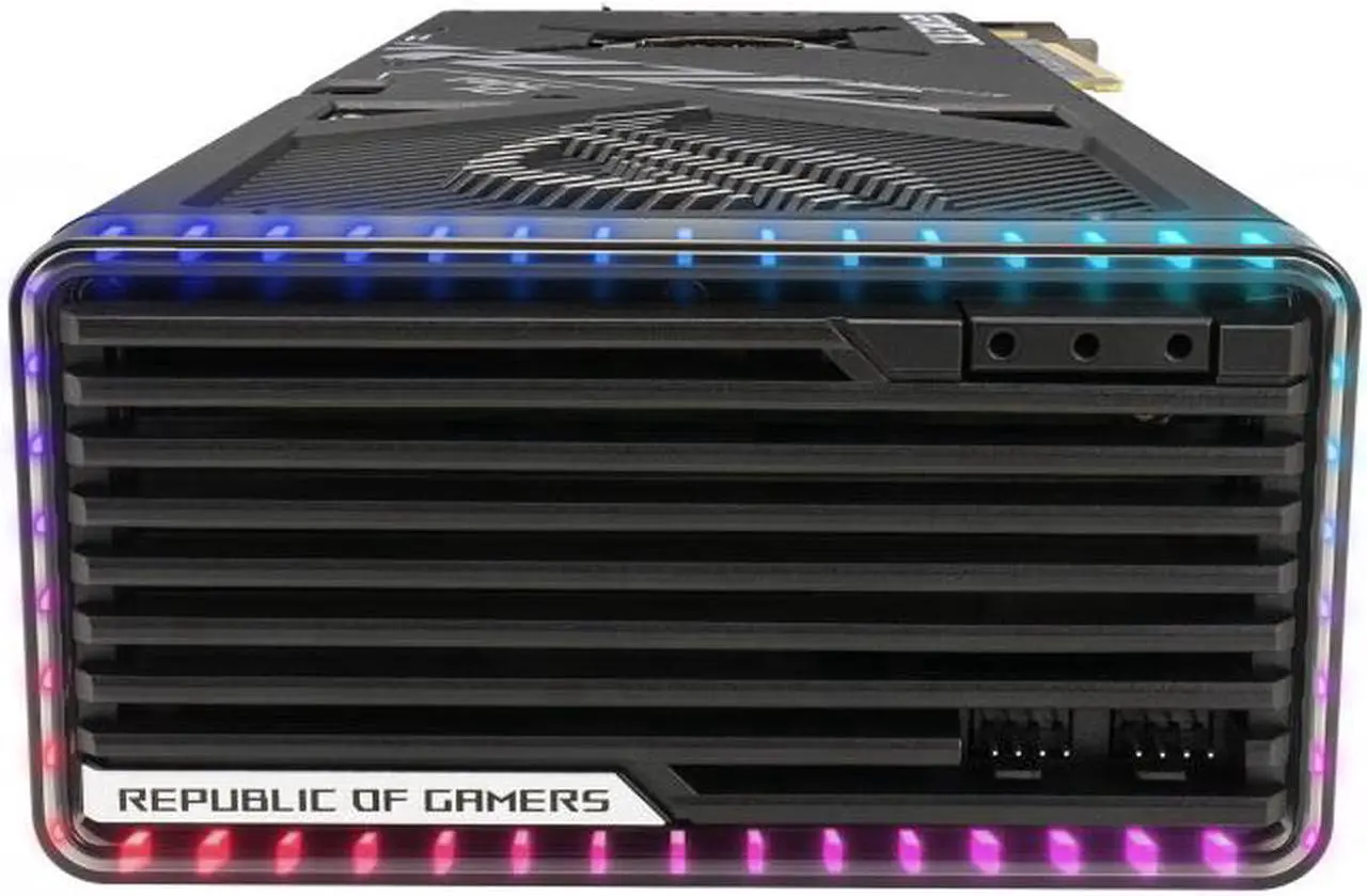 Alt view image 5 of 7 - ASUS ROG Strix GeForce RTX 4090 OC Edition Gaming Graphics Card (PCIe 4.0, 24GB GDDR6X, HDMI 2.1a, DisplayPort 1.4a) ROG-STRIX-RTX4090-O24G-GAMING