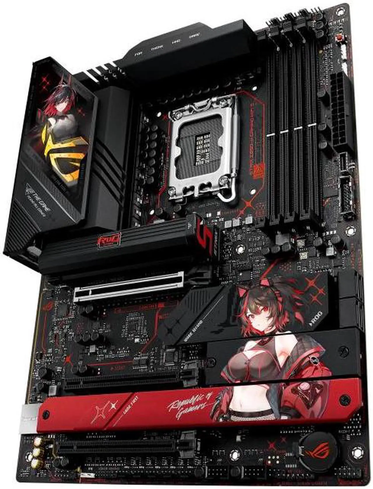 Alt view image 5 of 7 - ASUS ROG STRIX Z890-H GAMING WIFI S RO Ji EDITION LGA 1851 ATX motherboard, Intel® Core Ultra Series 2 Ready, Advanced AI PC-ready, 16+1+2+2 80A power stages, DDR5, PCIe® 5.0 - International Version