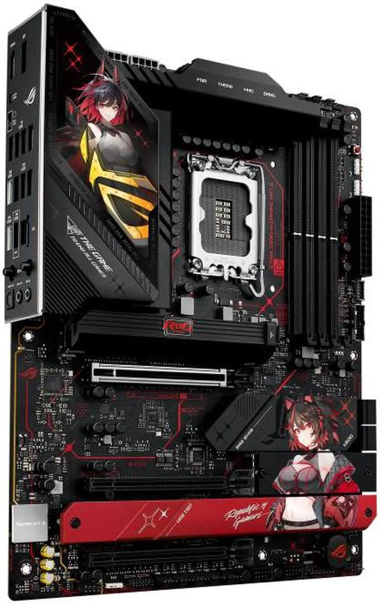 Alt view image 4 of 7 - ASUS ROG STRIX Z890-H GAMING WIFI S RO Ji EDITION LGA 1851 ATX motherboard, Intel® Core Ultra Series 2 Ready, Advanced AI PC-ready, 16+1+2+2 80A power stages, DDR5, PCIe® 5.0 - International Version