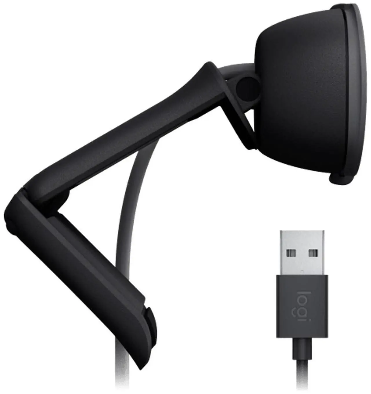 Alt view image 4 of 7 - Logitech BRIO 90 Wired HD Webcam, 60 fps/1080p Live Streaming Camera with Auto Light Balancing, Integrated Privacy Lens Cap, Built-in Microphone, for Windows /macOS /ChromeOS, 2MP, Black