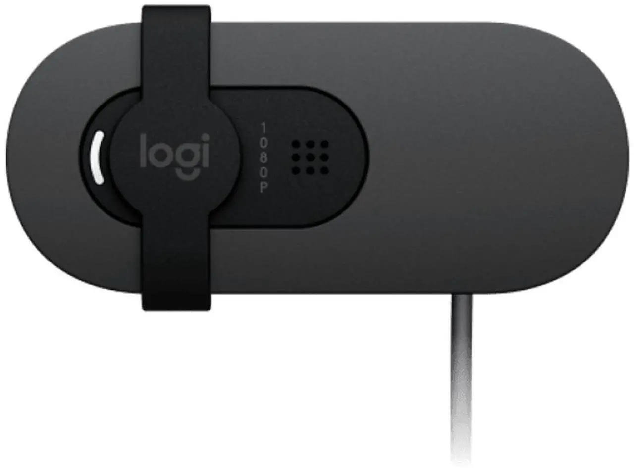 Alt view image 3 of 7 - Logitech BRIO 90 Wired HD Webcam, 60 fps/1080p Live Streaming Camera with Auto Light Balancing, Integrated Privacy Lens Cap, Built-in Microphone, for Windows /macOS /ChromeOS, 2MP, Black