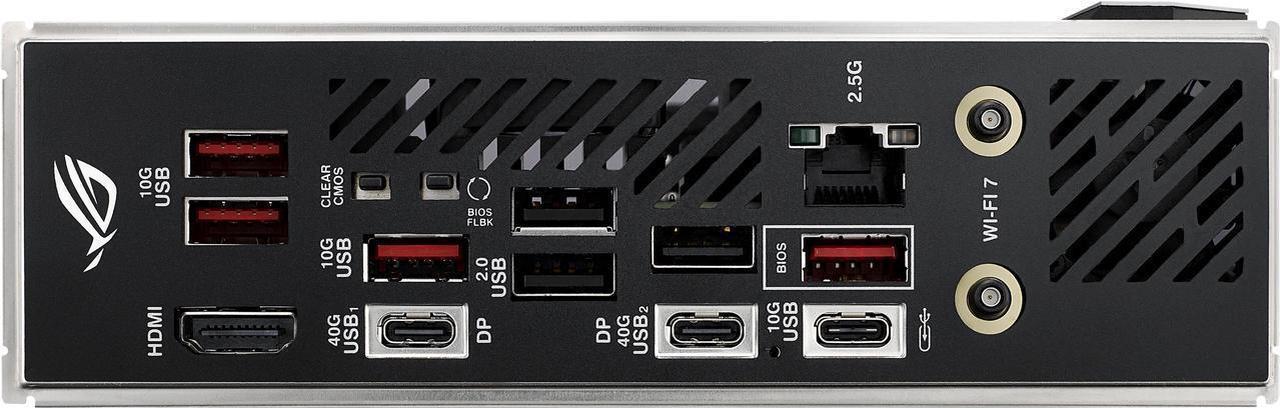 Alt view image 5 of 7 - ASUS ROG STRIX X870-I GAMING WIFI AMD AM5 X870 Mini ITX mITX motherboard 10+2+1 power stages, Dynamic OC Switcher, Core Flex, DDR5 AEMP, WiFi 7, 2x M.2, PCIe® 5.0, Q-Release Slim, USB4®, AI OCing & Ne