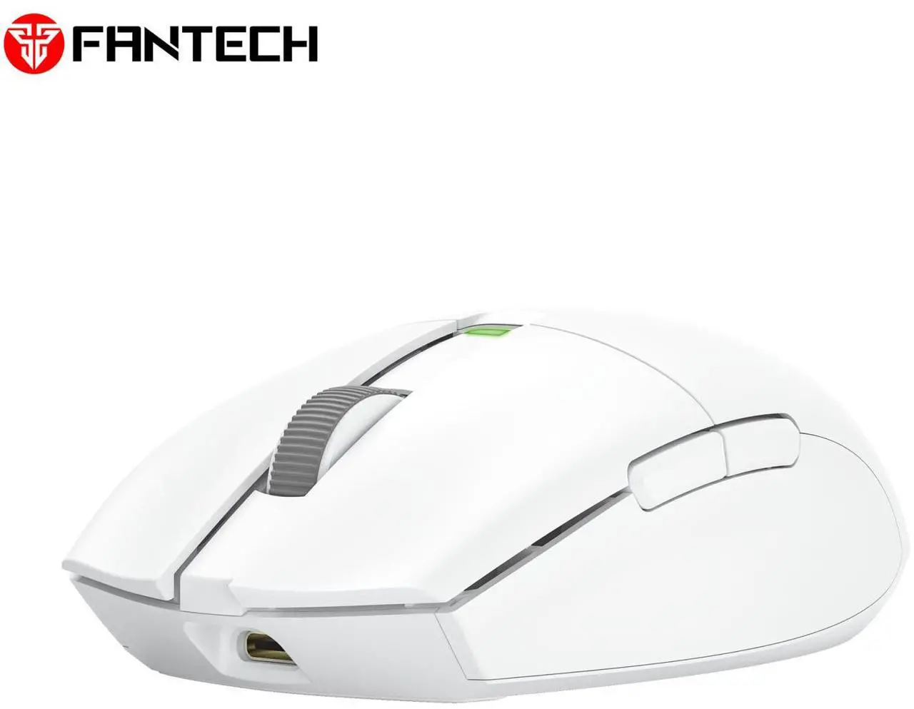 Alt view image 2 of 7 - FANTECH ARIA E XD7E White Gaming Mouse - Huano Transparent Blue Shell Pink Dots,70Hours Battery Life,Pixart 3311 Sensor,Dual Mode Connectivity,12000DPI Adjustable,6 Buttons(White)