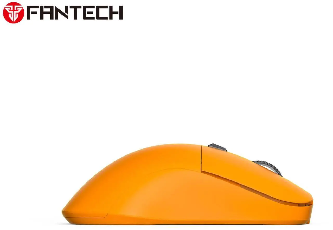 Alt view image 2 of 5 - FANTECH KANATA WIRELESS S WG9S Black Gaming Mouse - 12000 DPI, Dual Mode Connectivity,Huano Blue Shell White Dots,70+Hours Battery Life,Pixart 3311 Sensor,Ergonomic Design for PC/Computer(Yellow)