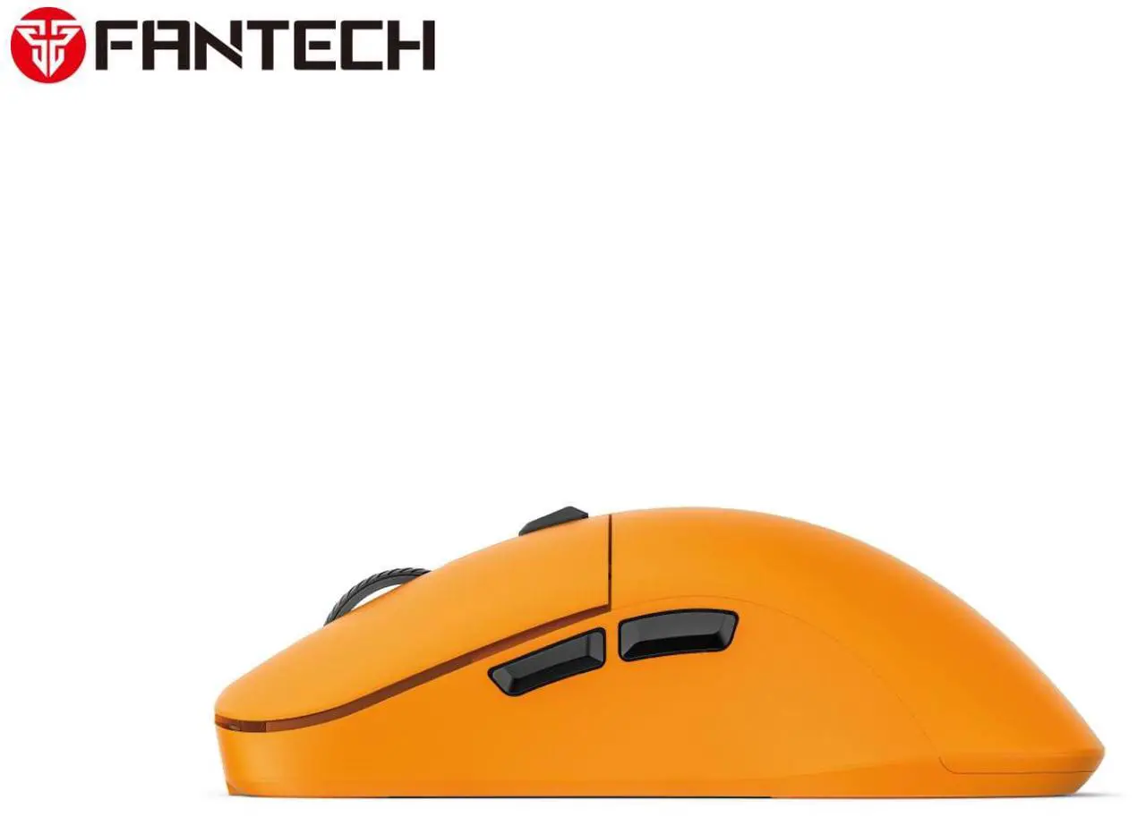 Alt view image 5 of 5 - FANTECH KANATA WIRELESS S WG9S Black Gaming Mouse - 12000 DPI, Dual Mode Connectivity,Huano Blue Shell White Dots,70+Hours Battery Life,Pixart 3311 Sensor,Ergonomic Design for PC/Computer(Yellow)