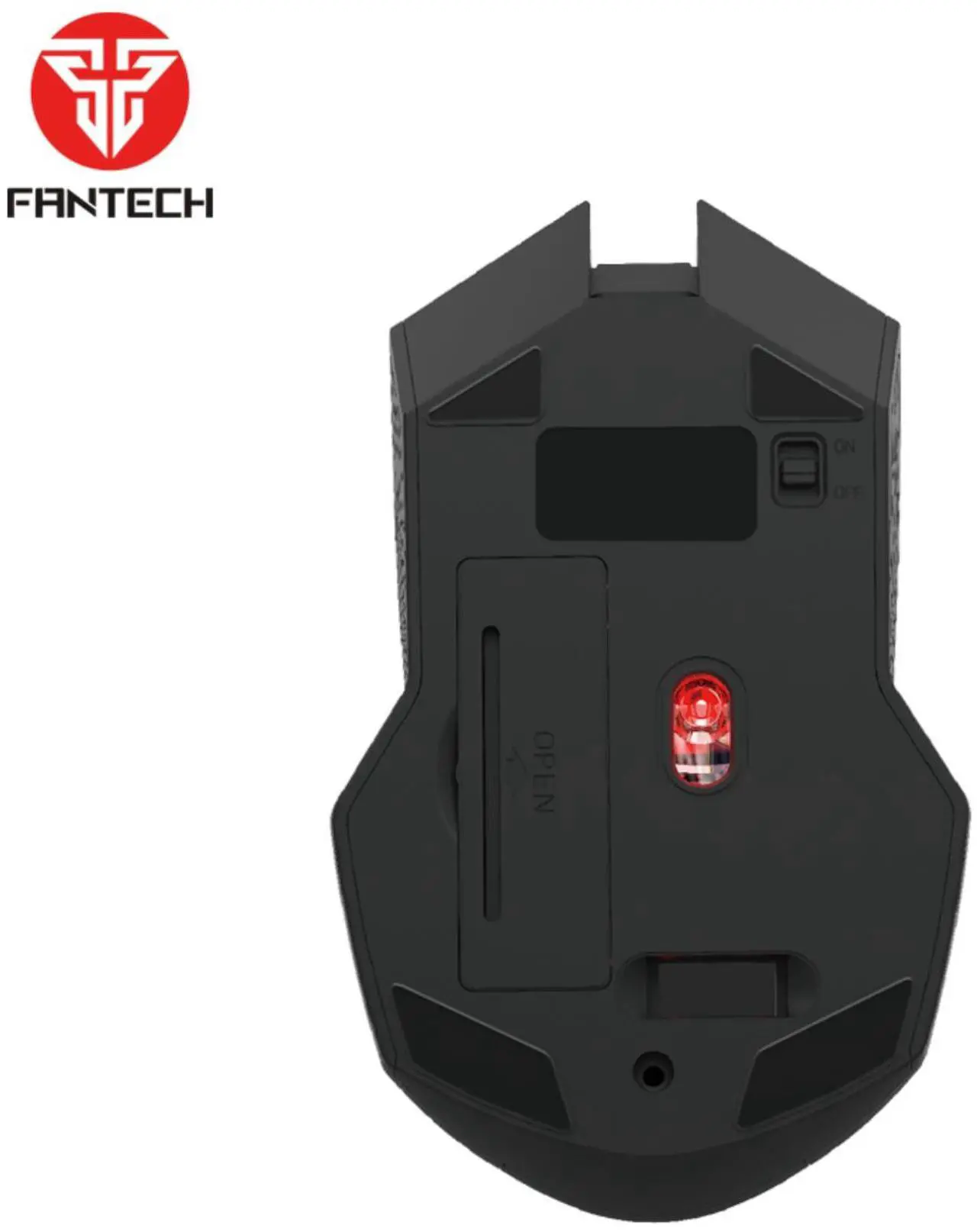 Alt view image 3 of 4 - FANTECH RAIGOR II WG10 Grey Gaming Mouse - 2000DPI, 2.4GHz, 6 Buttons, 61g Ultra-Light, 5M Clicks,Ergonomic Design for PC/Computer(Grey)