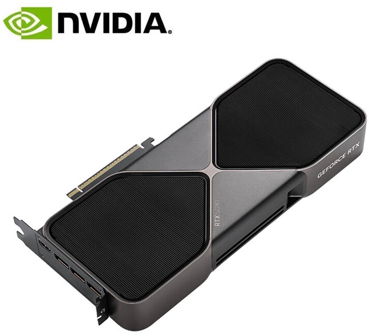 Alt view image 4 of 5 - NVIDIA GeForce RTX 5090 32G Professional Graphics Card, Reference Design, DDR7 Memory, 3352 TOPS AI Computing Power, DLSS4 Ray Tracing, Ultra-Thin Card Body, Excellent Build Quality