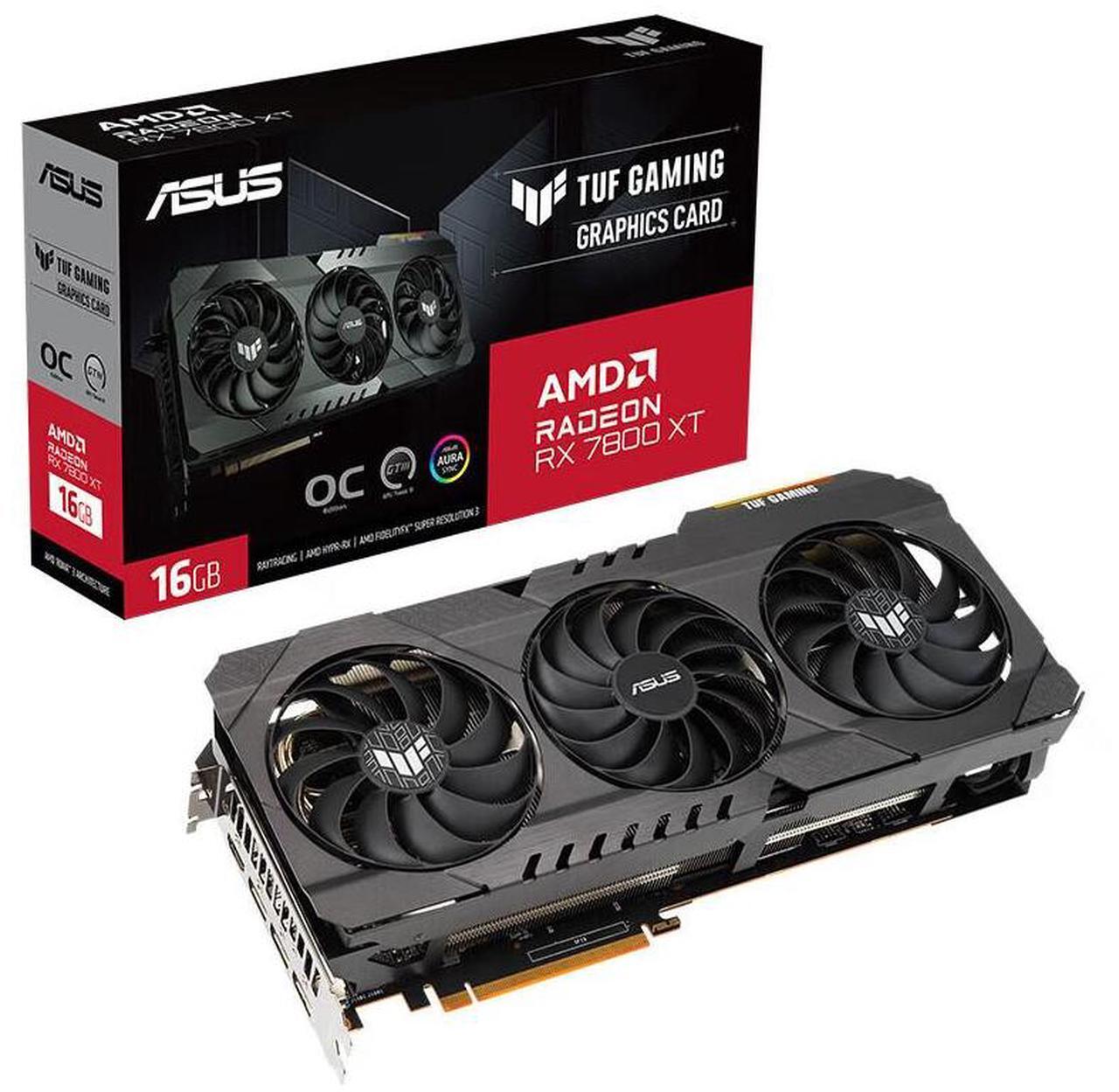 Alt view image 3 of 6 - ASUS TUF Gaming RX 7800 XT OG Edition 16GB GDDR6 (PCIe 4.0, 16GB GDDR6, HDMI 2.1, DisplayPort 2.1) TUF-RX7800XT-O16G-OG-GAMING