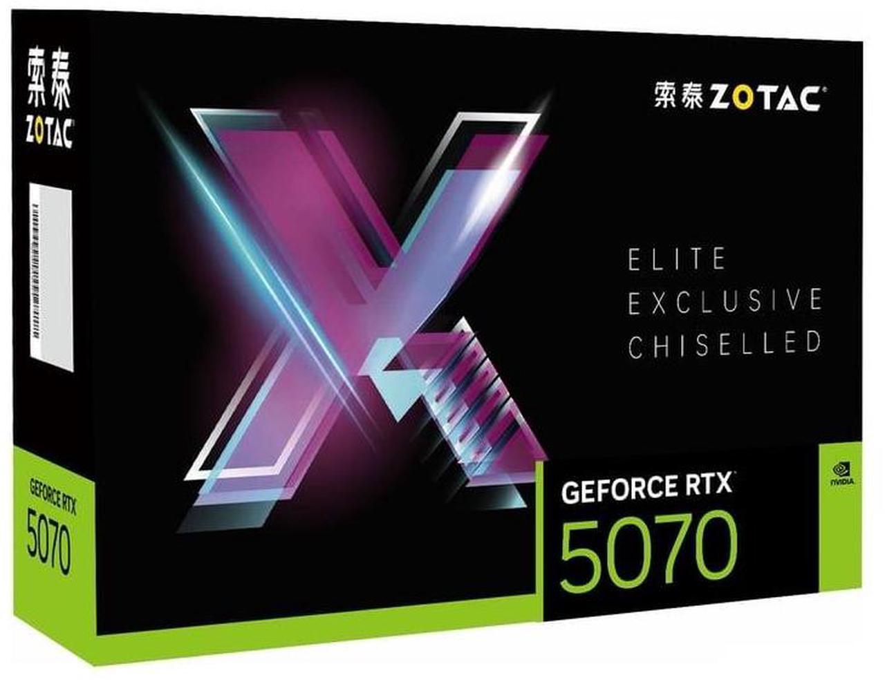 Alt view image 7 of 7 - ZOTAC XGAMING GeForce RTX 5070 12GB 192-Bit GDDR7 PCI Express 5.0 DLSS 4.0 Graphics Card ZOTAC GEFORCE RTX 5070 12GB XGAMING