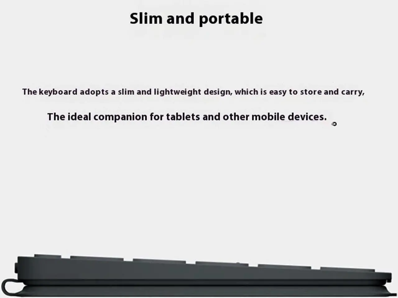 Alt view image 7 of 7 - Logitech KEYS-TO-GO 2 Wireless Mechanical Keyboard - Office Keyboard - Slim Design, Dwarf Shaft, Bluetooth Connectivity, Built-in Protective Cover, Supports Windows/macOS/ChromeOS/iPadOS, Black