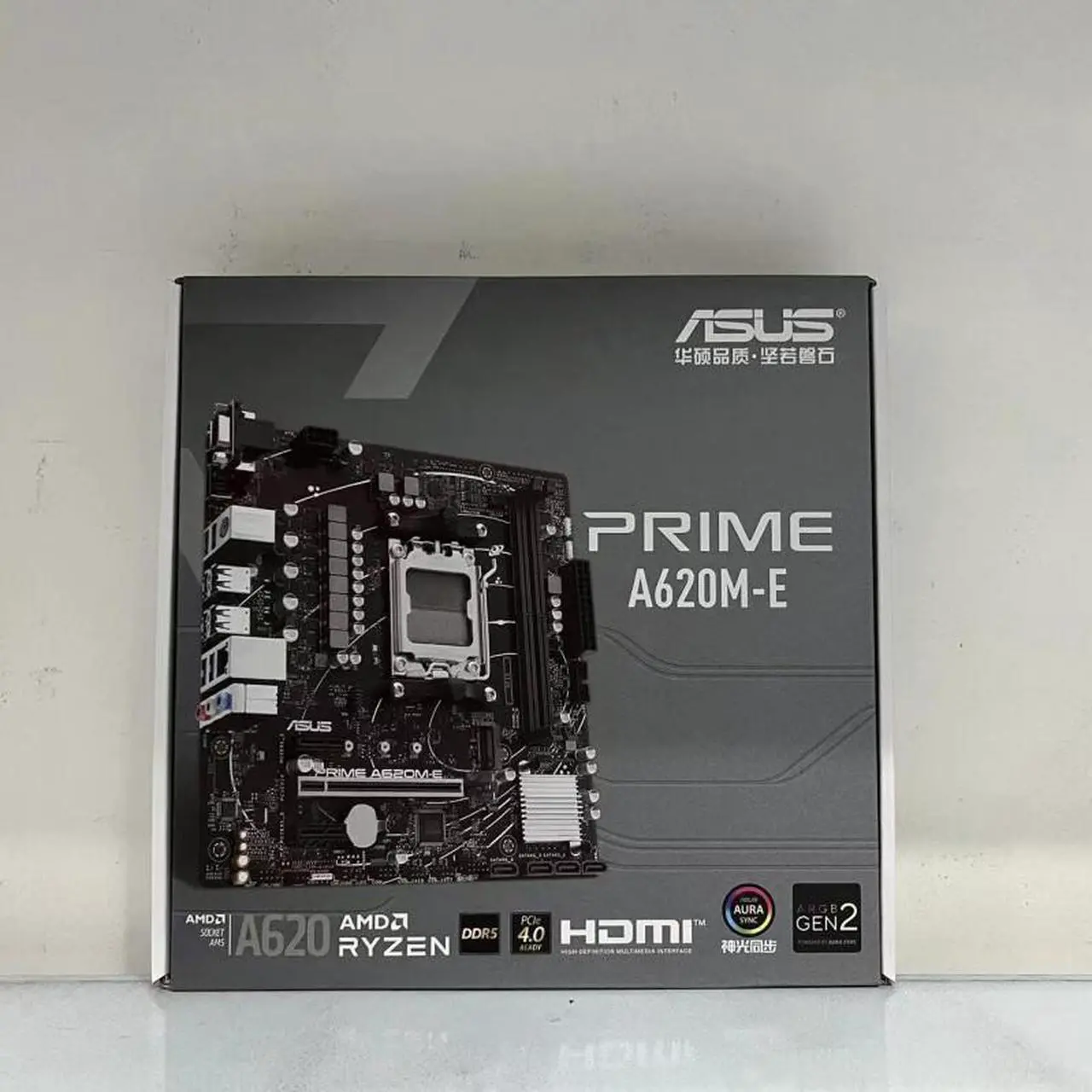 Alt view image 6 of 7 - ASUS PRIME A620M-E Motherboard, AM5, DDR5, PCIe 4.0  AMD A620 micro-ATX,  Supports CPUs 7500F/7600/7700X PRIME A620M-E, AURA SYNC Synchronized Lighting Effects, SATA 6 Gbps