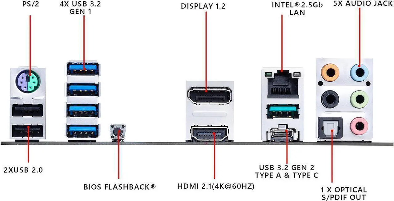 Alt view image 5 of 7 - ASUS TUF GAMING B550M-PLUS AMD AM4 (3rd Gen Ryzen) Micro ATX Gaming Motherboard (PCIe 4.0, 2.5Gb LAN, BIOS FlashBack, HDMI 2.1, USB 3.2 Gen 2, Addressable Gen 2 RGB Header and AURA Sync)