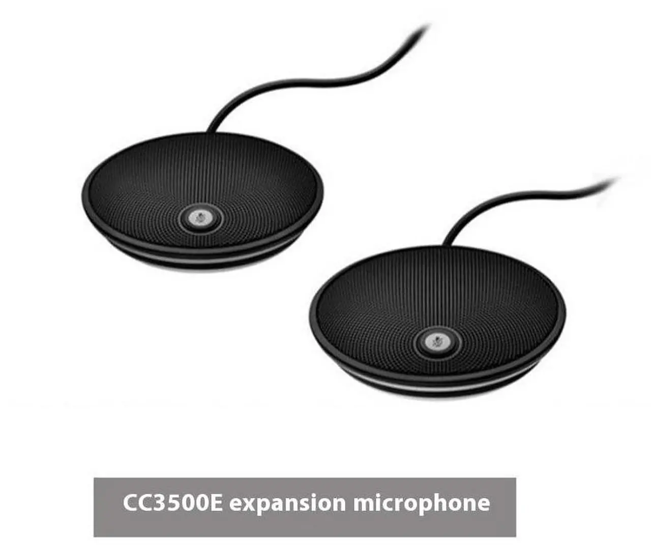 Alt view image 2 of 4 - Logitech CC3500e STMP100 Expansion Microphone for GROUP System - Extends Coverage to 28ft, Plug & Play, Mute Button, Omnidirectional Mic, Black-single pack