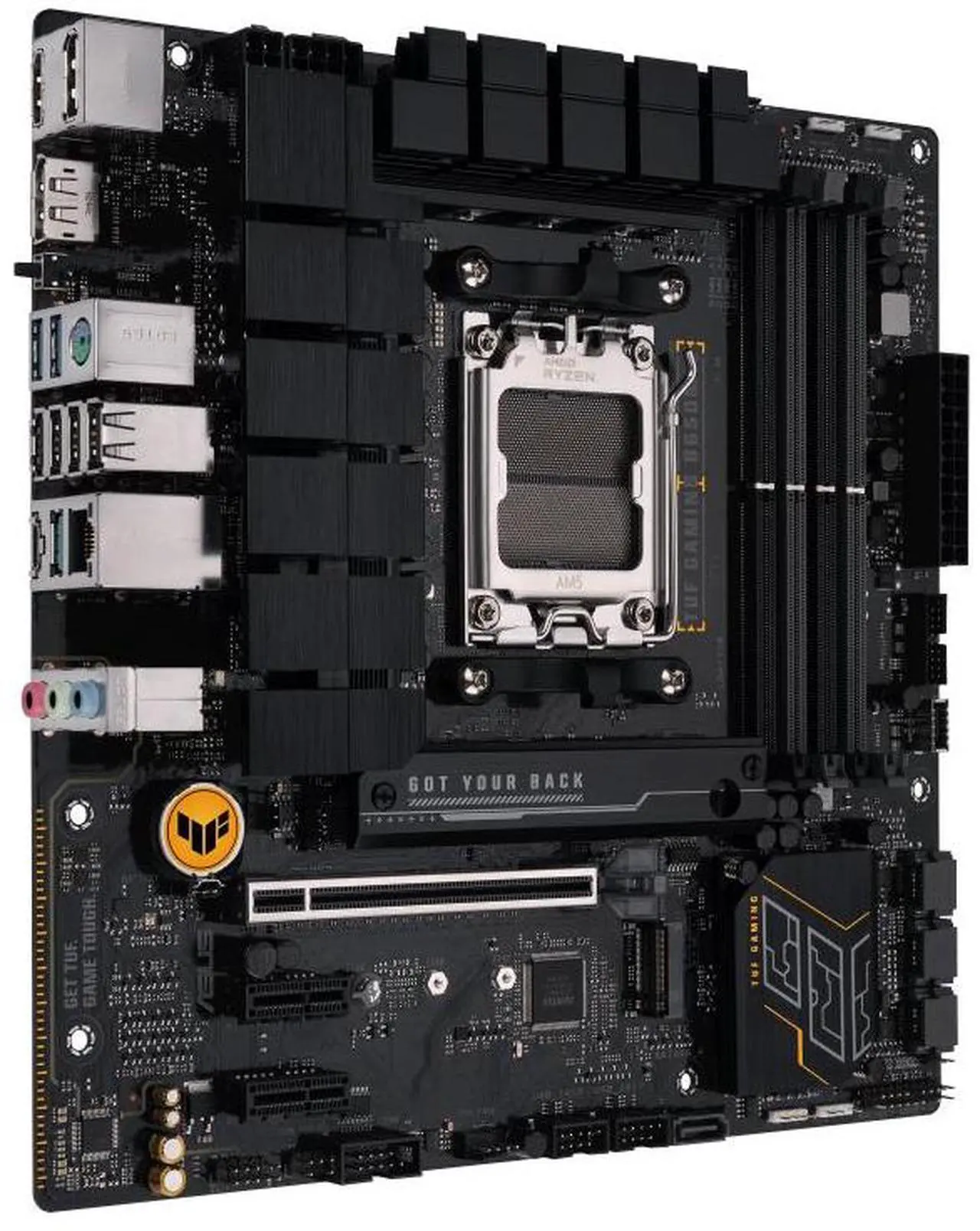 Alt view image 3 of 7 - ASUS TUF Gaming B650M-E,AMD B650 Motherboard,Socket AM5, DDR5,PCIe® 5.0 M.2,2.5 Gb Ethernet,Two-Way AI Noise Cancelation