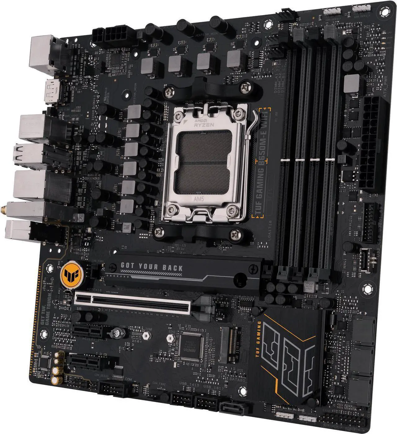 Alt view image 4 of 7 - TUF GAMING B650M-E WIFI AMD Socket AM5 for AMD Ryzen 7000 Series