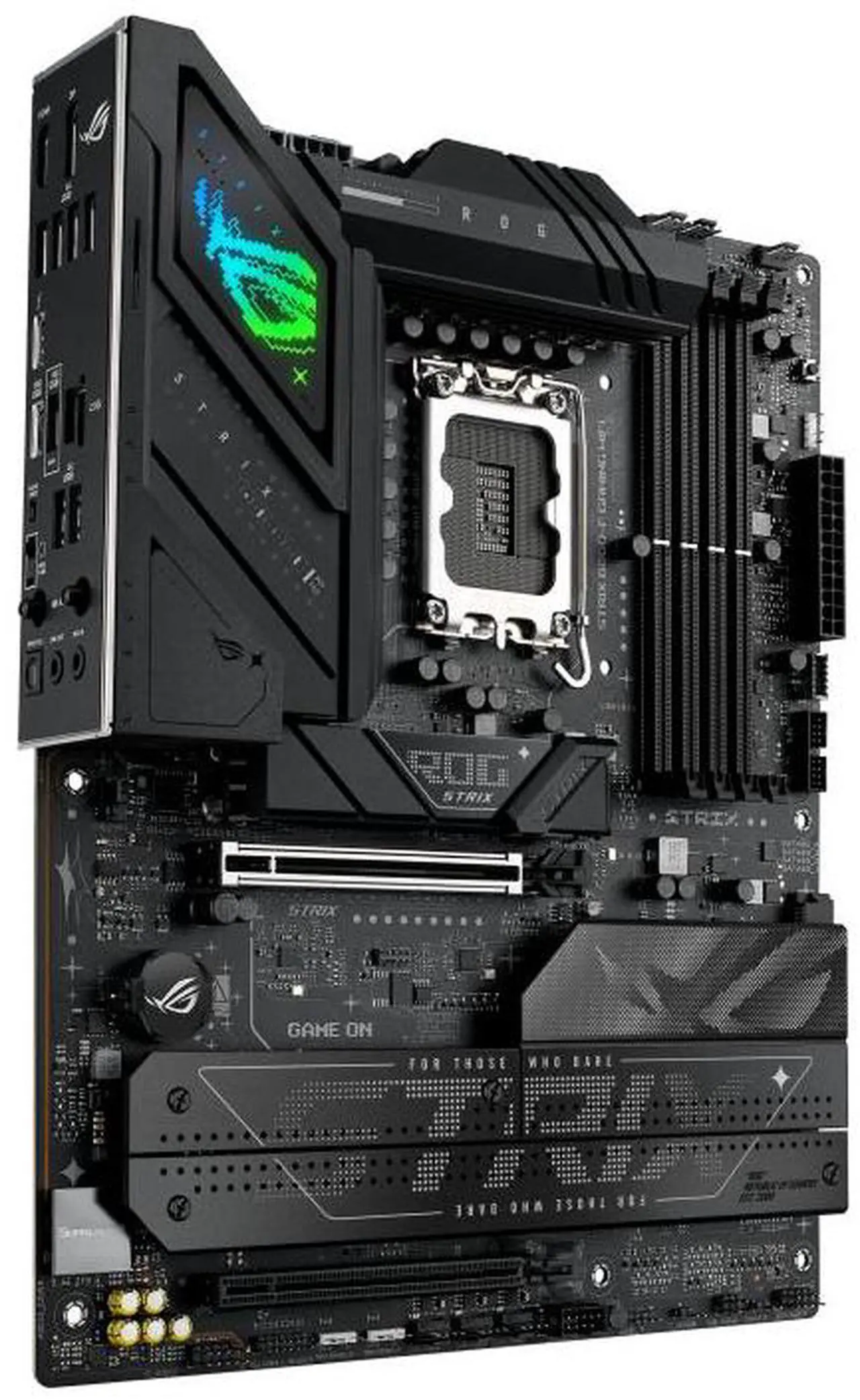 Alt view image 3 of 7 - ASUS ROG STRIX B860-F GAMING WIFI Intel B860 LGA 1851 ATX motherboard,four M.2 slots,one Thunderbolt 4 port, USB 20Gbps Type-C rear I/O port,ASUS AI Advisor, AI Networking II,Aura Sync RGB lighting