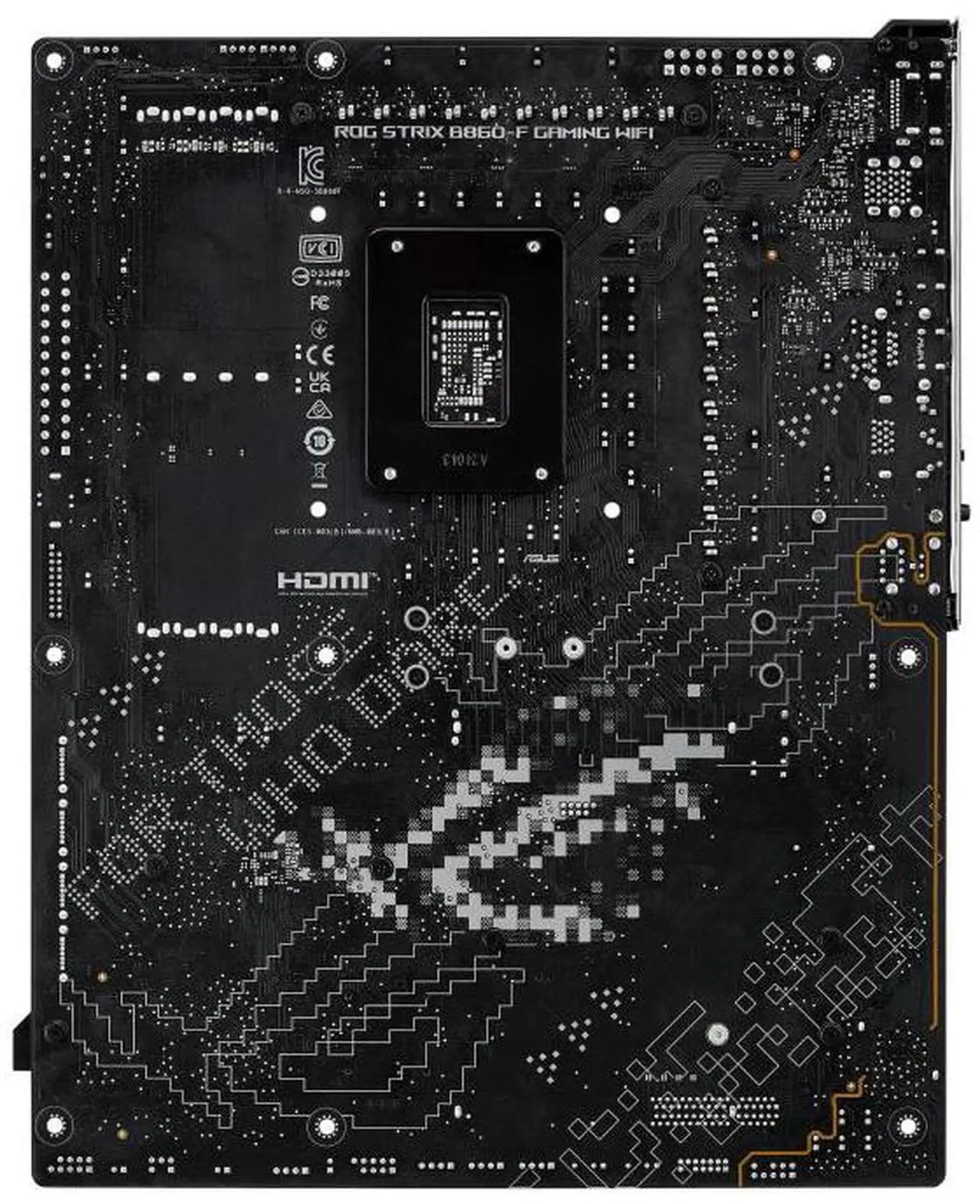 Alt view image 6 of 7 - ASUS ROG STRIX B860-F GAMING WIFI Intel B860 LGA 1851 ATX motherboard,four M.2 slots,one Thunderbolt 4 port, USB 20Gbps Type-C rear I/O port,ASUS AI Advisor, AI Networking II,Aura Sync RGB lighting
