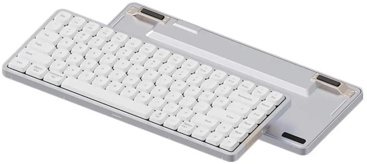 Main image of LOFREE OE915 XiaoShun 84-Key Minimalist Compact Mechanical Keyboard - Gasket Mount POM Flat Switches for Windows/Mac, All Aluminum Frame, PBT Keycaps, RGB Backlighting, Dual-Mode Connection Function