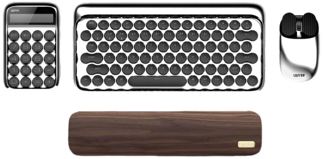 Main image of LOFREE Knight Set DOT Dot Wireless Mechanical Keyboard Gift Box - 5-Piece Collection, Bluetooth/Wired Dual-Mode, Multi-System Compatible (Windows/Mac/iOS/Android), Sleek Stealth Design