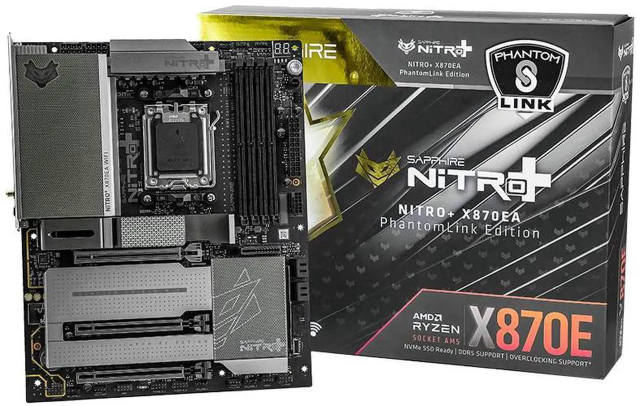 Sapphire Tech NITRO+ X870EA PhantomLink Motherboard - Thumbnail 3