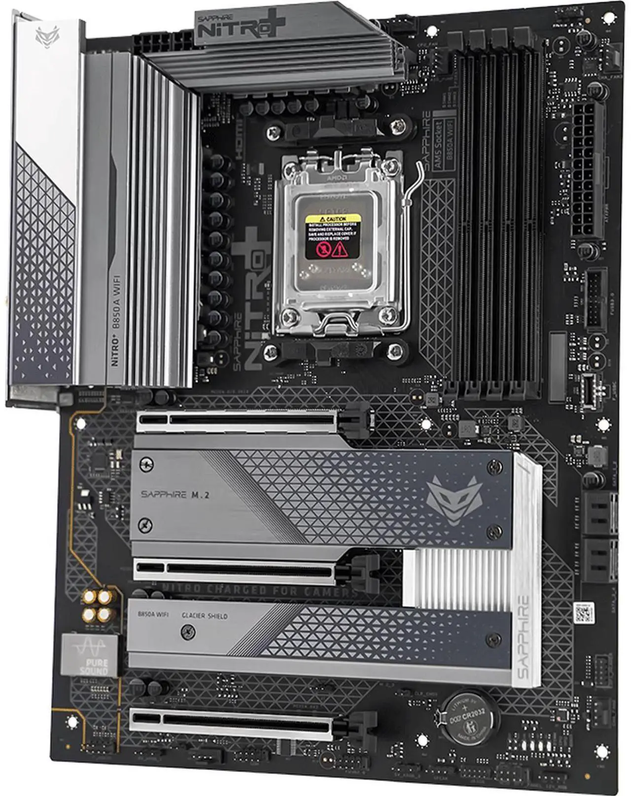 Sapphire Tech NITRO+ B850A WIFI Motherboard - Thumbnail 4