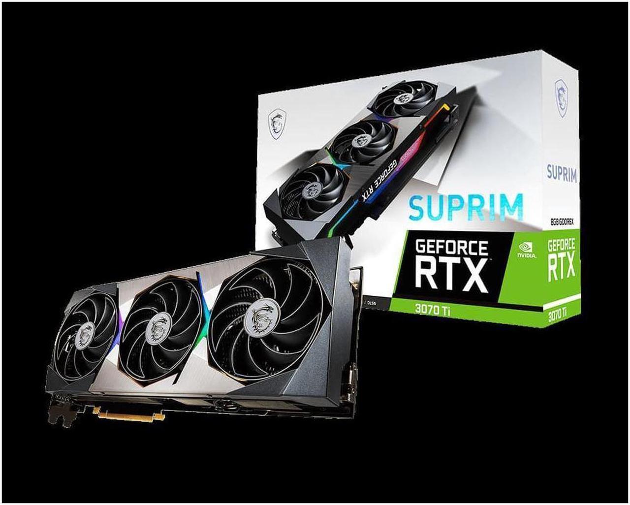 MSI Suprim GeForce RTX 3070 TI 8GB GDDR6 PCI Express 4.0 Video Card RTX 3070 TI SUPRIM 8G