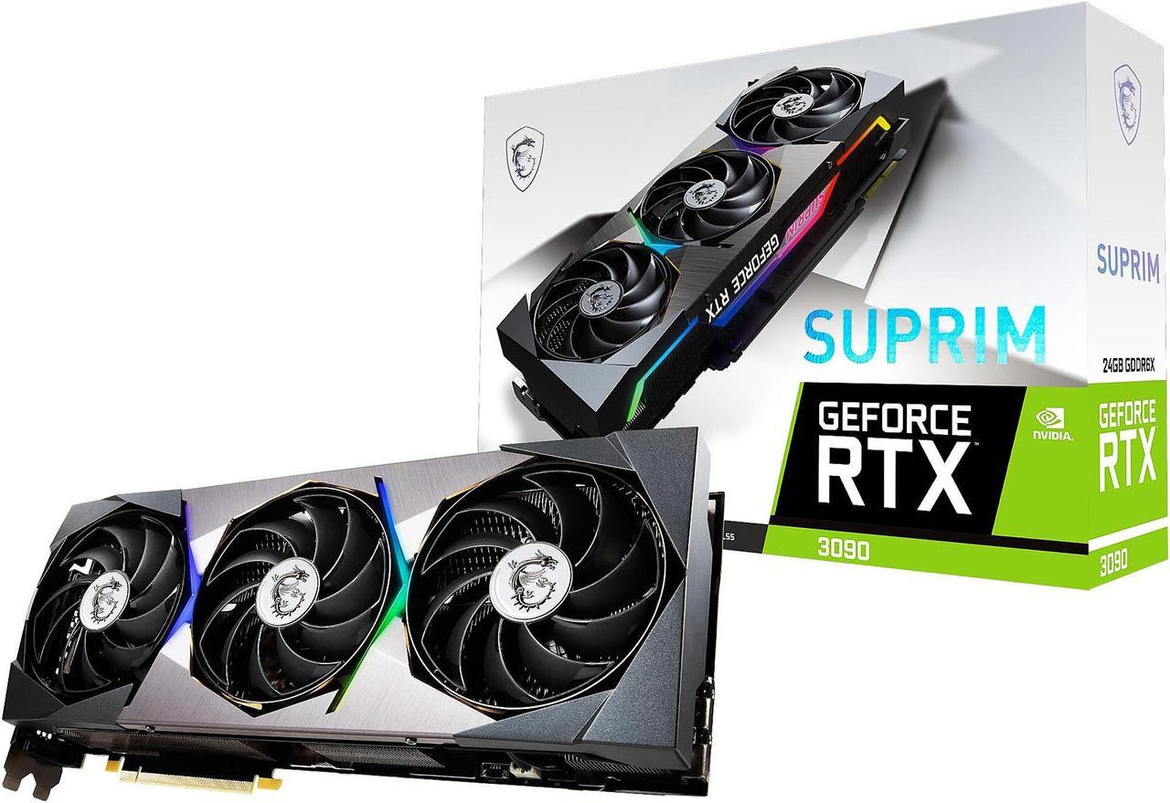 MSI Suprim GeForce RTX 3090 24GB GDDR6X PCI Express 4.0 Video Card RTX 3090 SUPRIM 24G