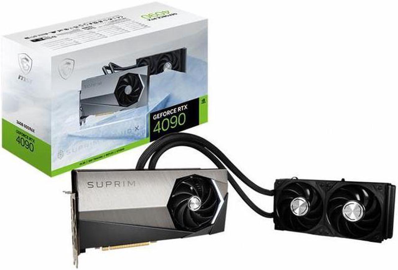 MSI Suprim GeForce RTX 4090 SUPRIM LIQUID X 24GB GDDR6X PCI Express 4.0 Video Card