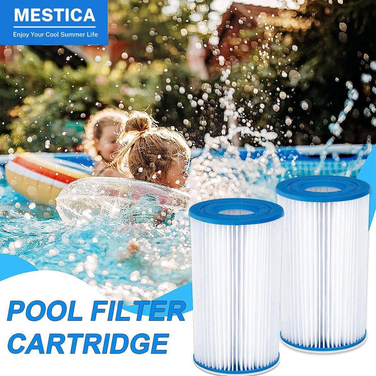 Main image of Intex Swimming Pool Easy Set Type A/C Replacement Filter Pump Cartridge (2 Pack)