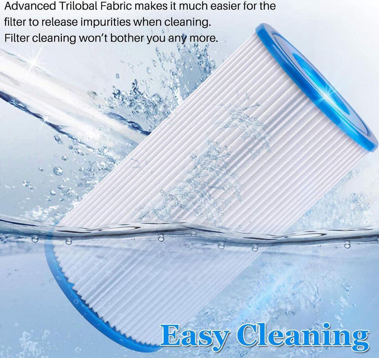 Alt view image 5 of 7 - Intex Swimming Pool Easy Set Type A/C Replacement Filter Pump Cartridge (2 Pack)