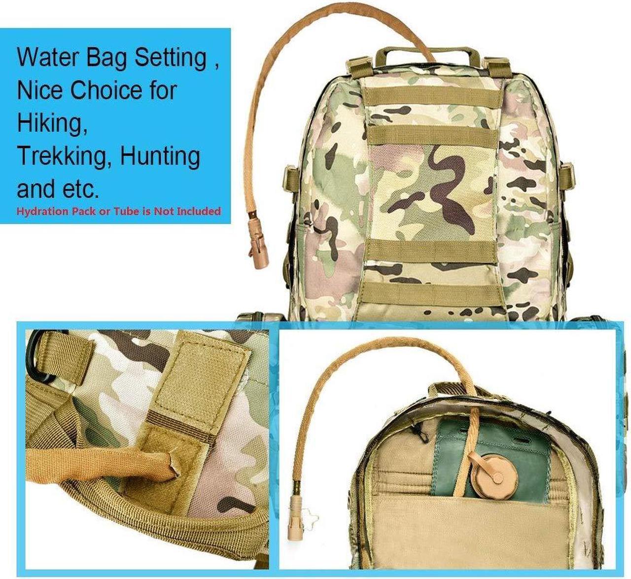 Alt view image 4 of 7 - CVLIFE Tactical Backpack Military Army Rucksack 60L Large Assault Pack Detachable Molle Bag