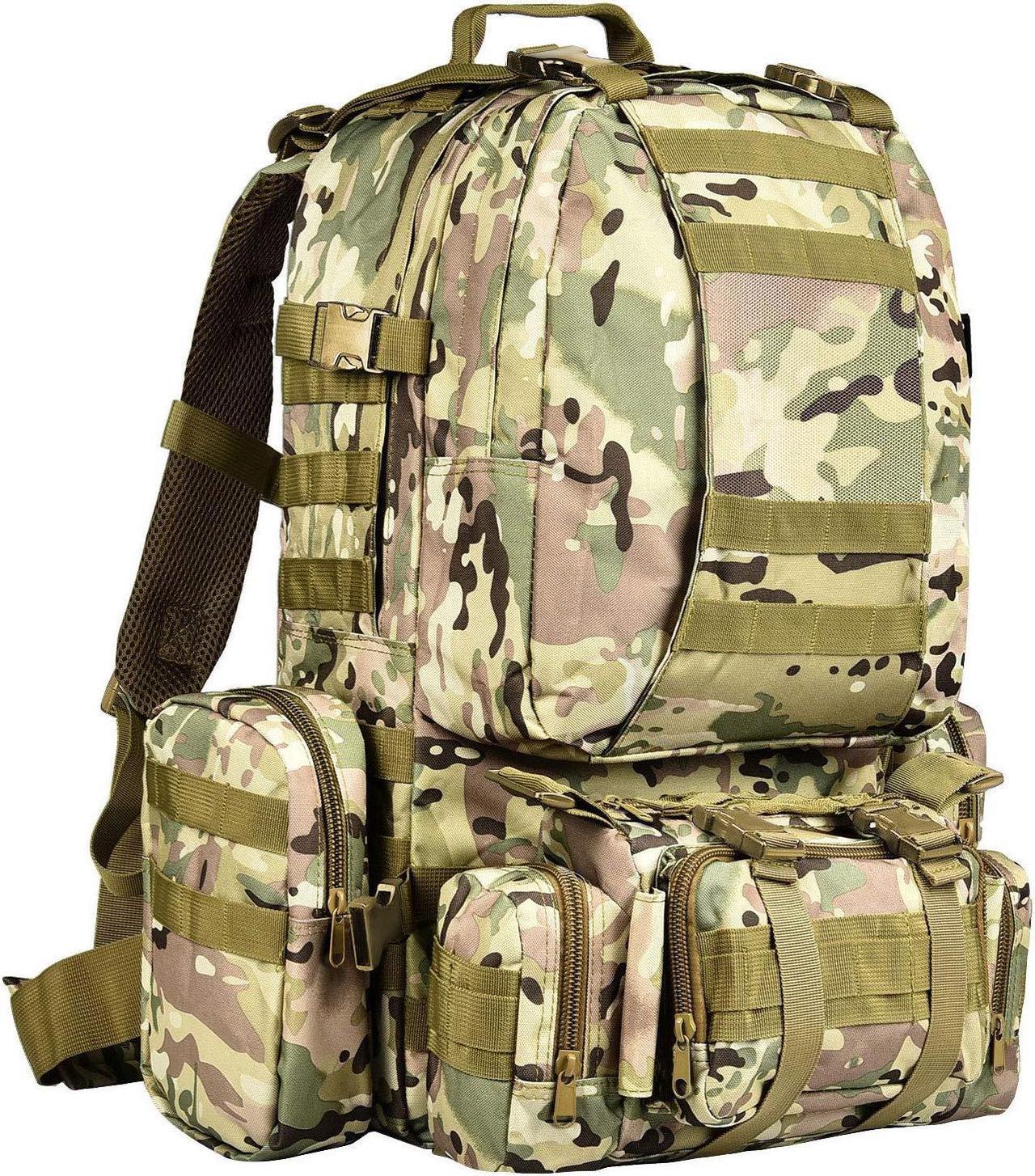 Main image of CVLIFE Tactical Backpack Military Army Rucksack 60L Large Assault Pack Detachable Molle Bag