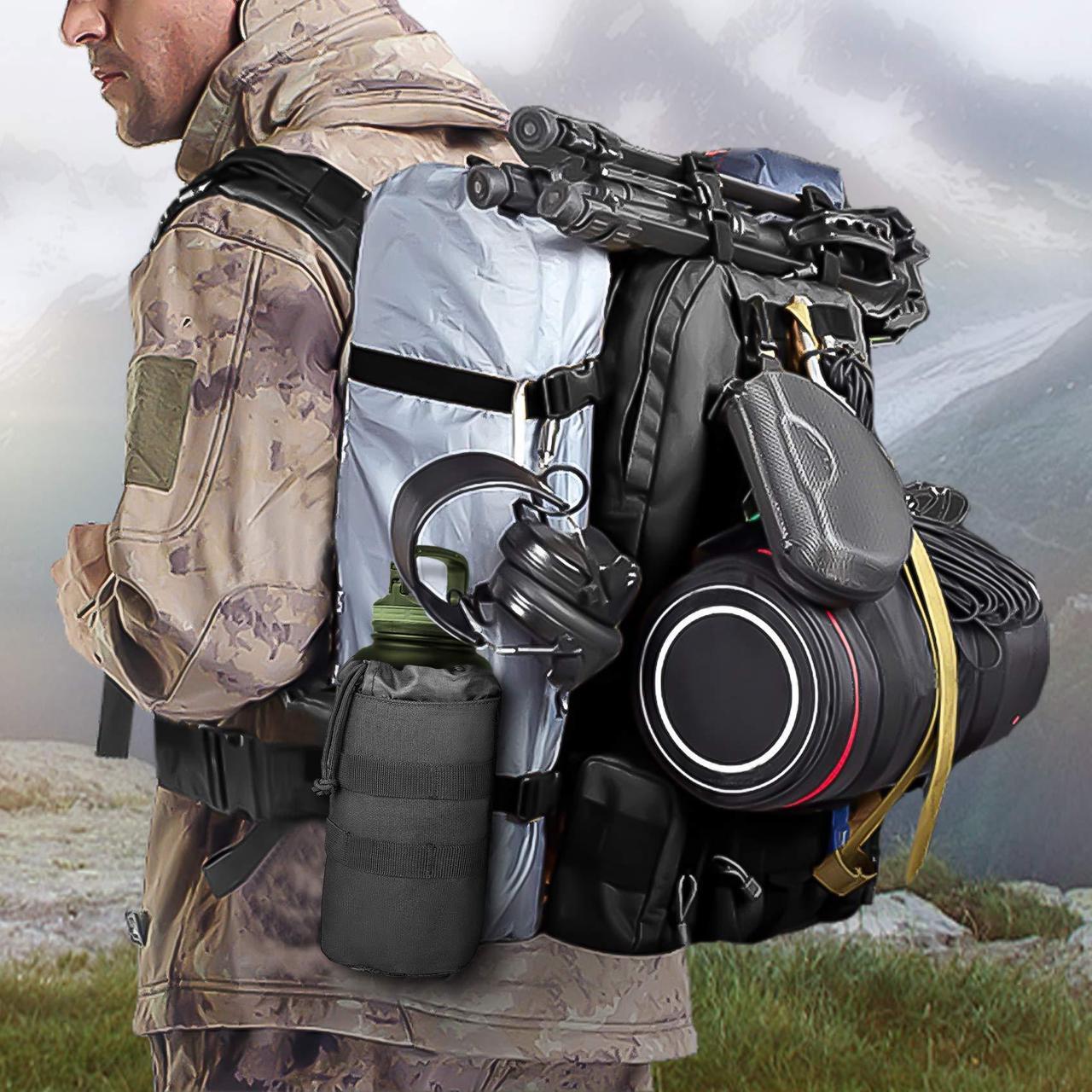 Alt view image 4 of 7 - NOOLA Military Tactical Backpack Molle Bag Army Assault Pack Detachable Rucksack
