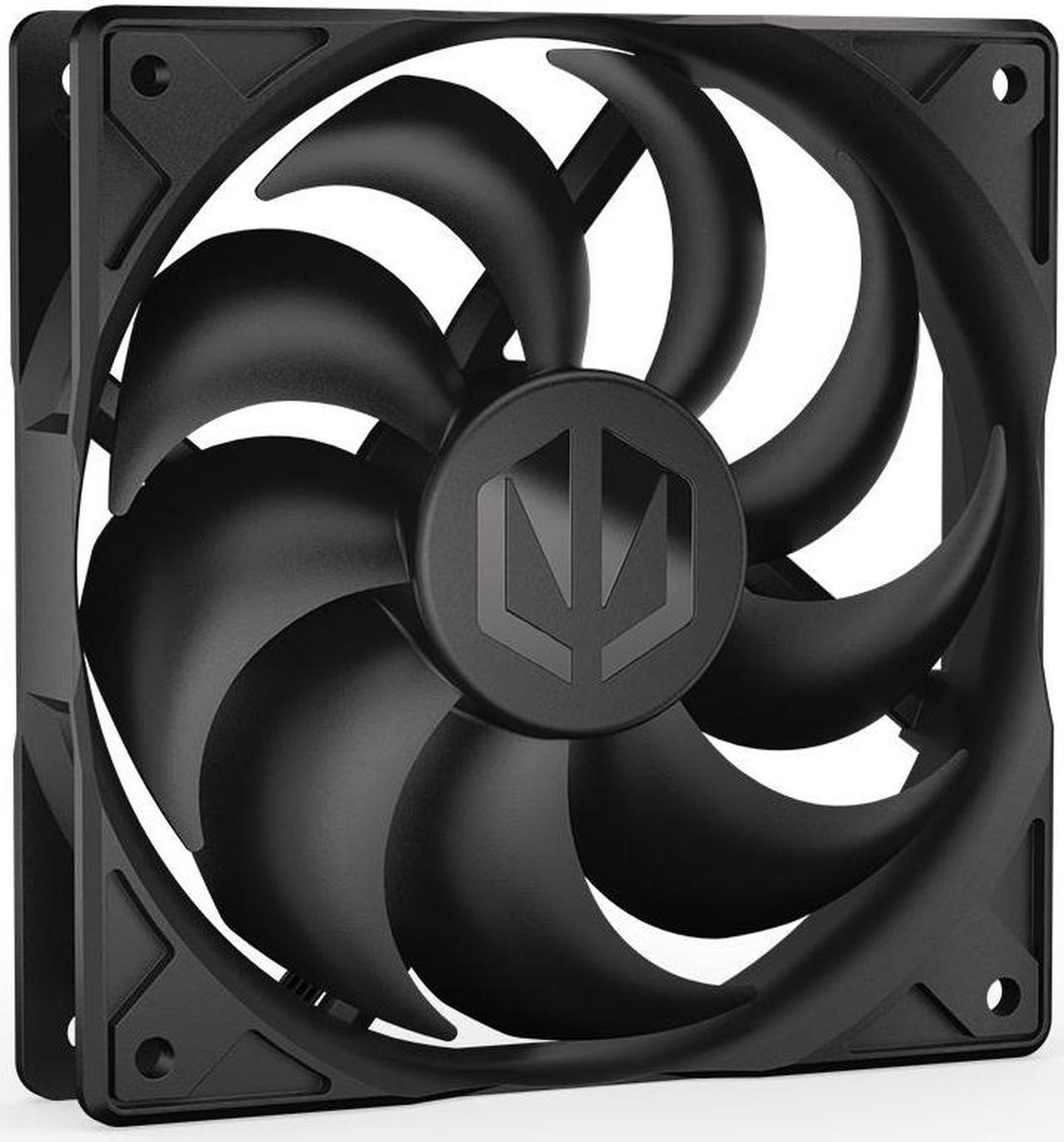 ENDORFY Stratus 120 PWM, PC case fan, 120 mm, optional automatic fan stop, wide speed range with PWM control (200 - 1400 RPM), high performance with flow restrictions, EY4A007