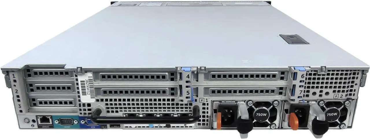 Main image of Dell PowerEdge R720 Rack Server with 2 x Intel Xeon E5-2670 8-Core CPU, 192GB RAM, 16TB SATA HDDs, RAID, Windows Server 2019(Re-Newed)