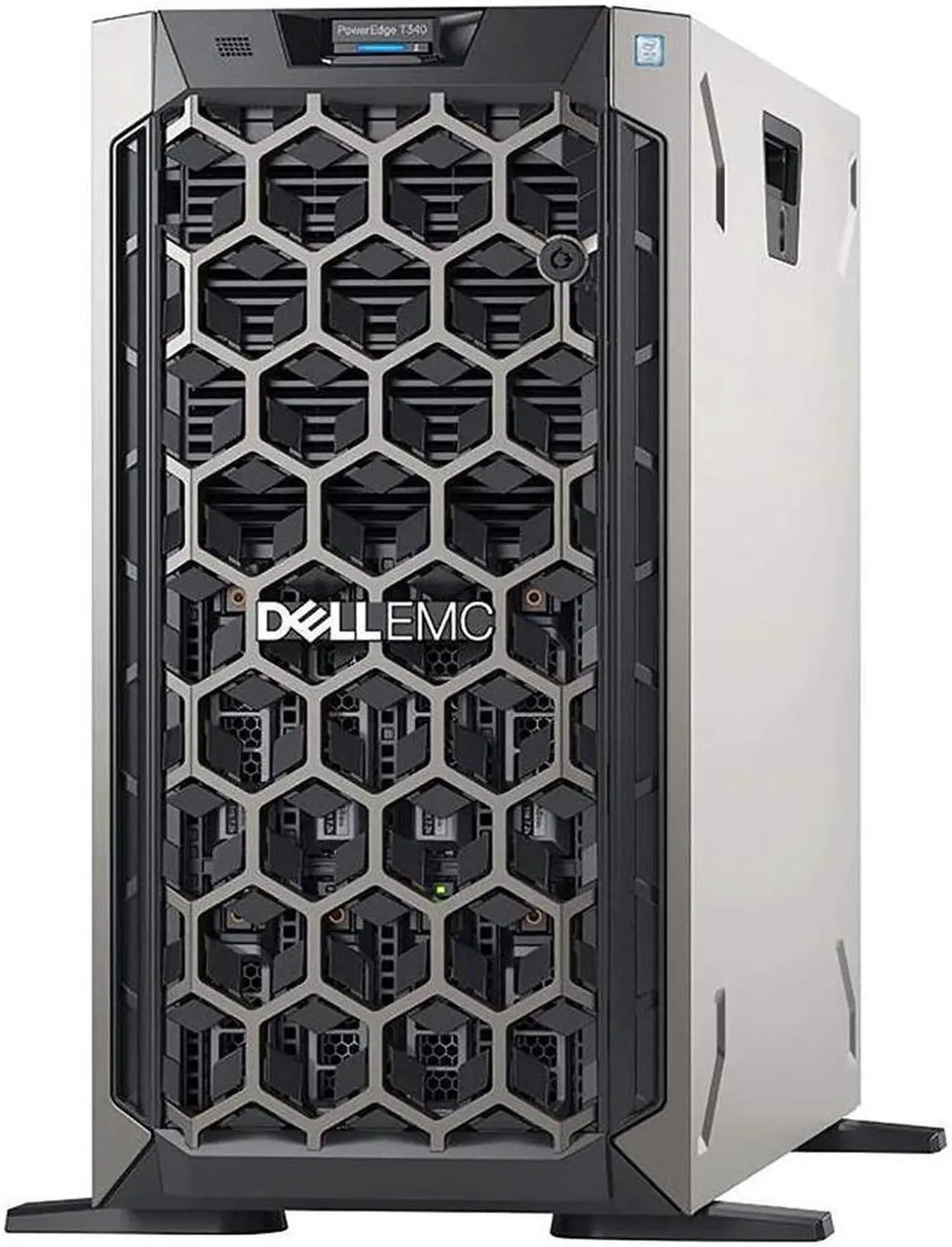 Alt view image 4 of 4 - Dell PowerEdge T340 Tower Server Bundle with 16GB USB Flash Drive, 4 Bay, Intel Xeon E-2124 Quad-Core 3.3GHz 8MB, 64GB DDR4 RAM, 32TB (4 x 8TB) HDD, PERC S140 RAID, Single PSU