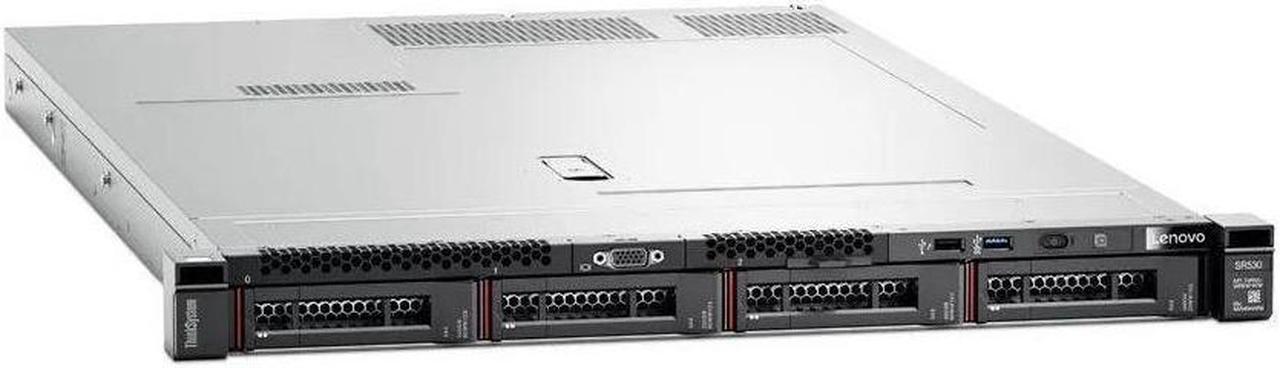Alt view image 3 of 3 - Lenovo ThinkSystem SR250 Rack Server Bundle with Rail Kit, Windows Server 2019, Intel Xeon E-2136 6-Core 3.3GHz, 64GB DDR4, 4TB SSD, RAID