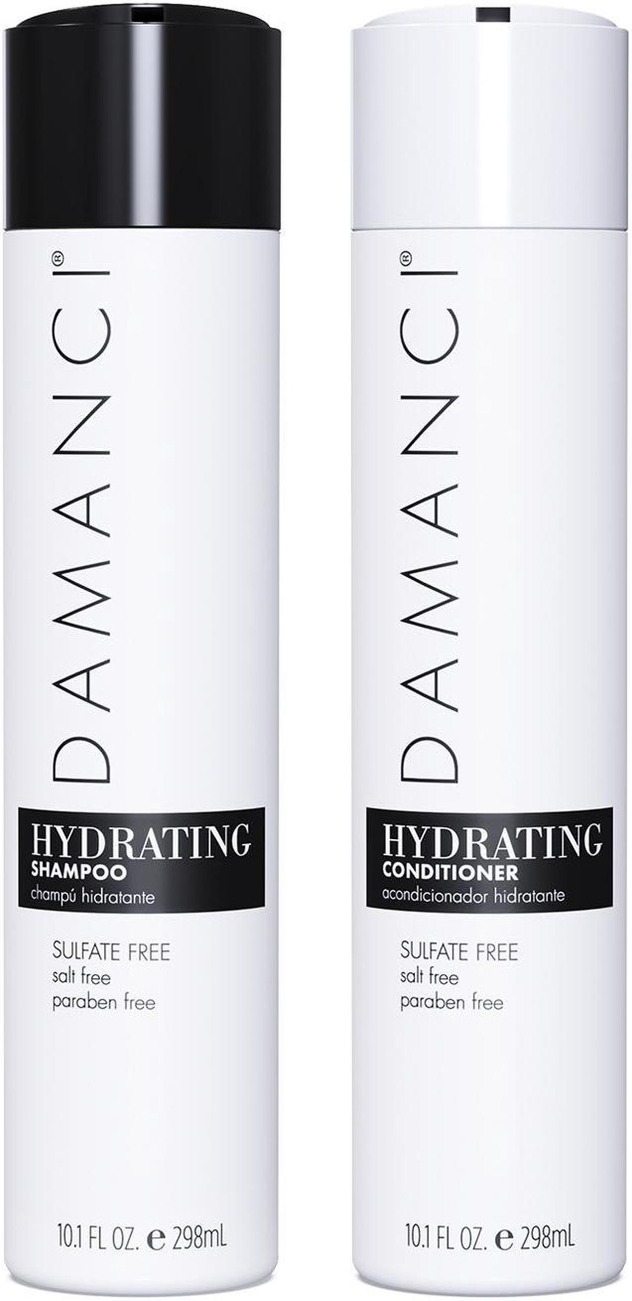 DAMANCI Hydrating Shampoo & Conditioner Duo Paraben- Sulfate- Salt-Free 10oz