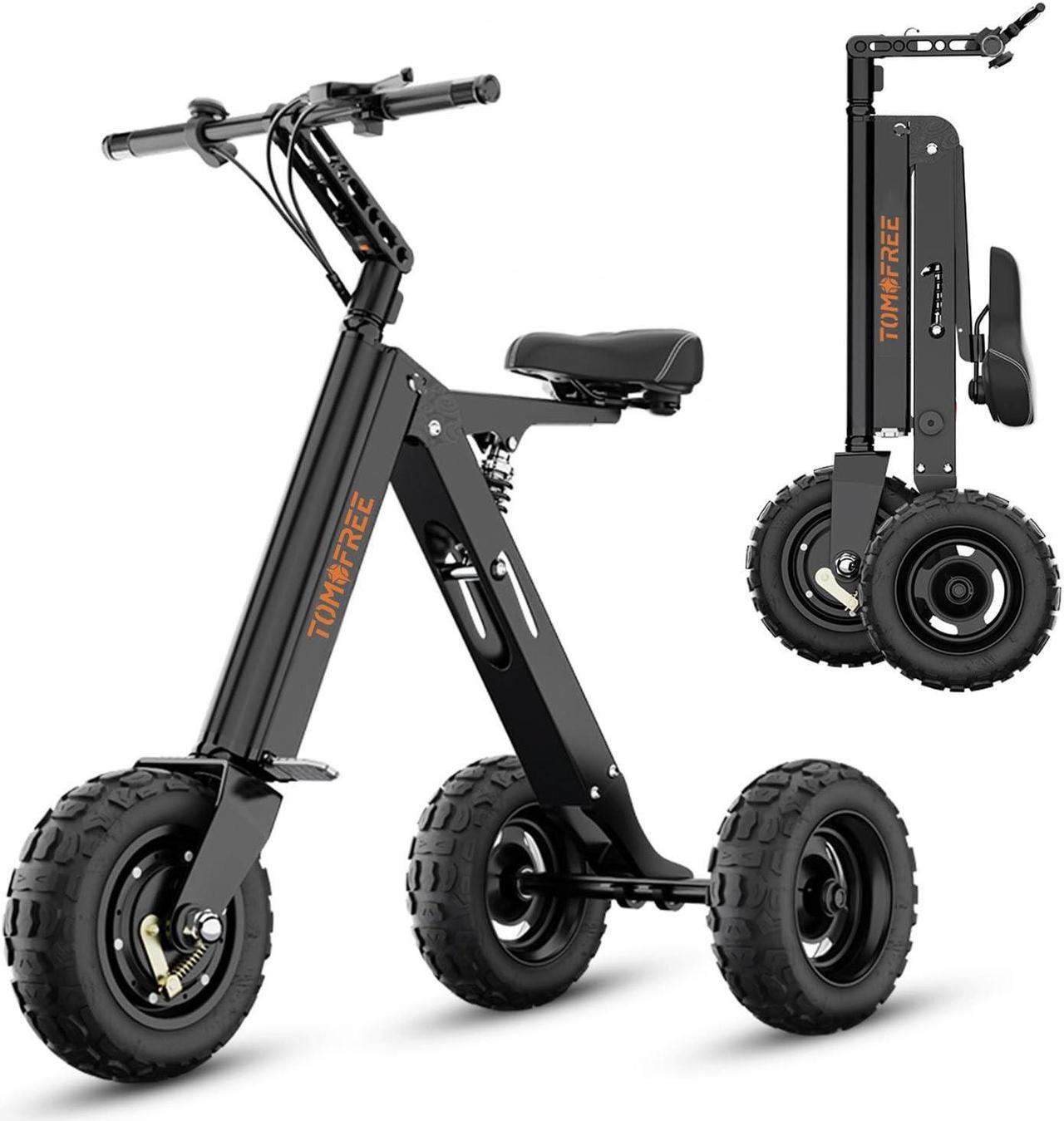 Main image of 3 Wheel Electric Scooter for Adults with Seat, Powered Mobility Scooter for Seniors, 15 Mph & 18 Miles Long Range, Foldable Mini Trick Tricycle with LED Display, 330 lbs Weight Capacity