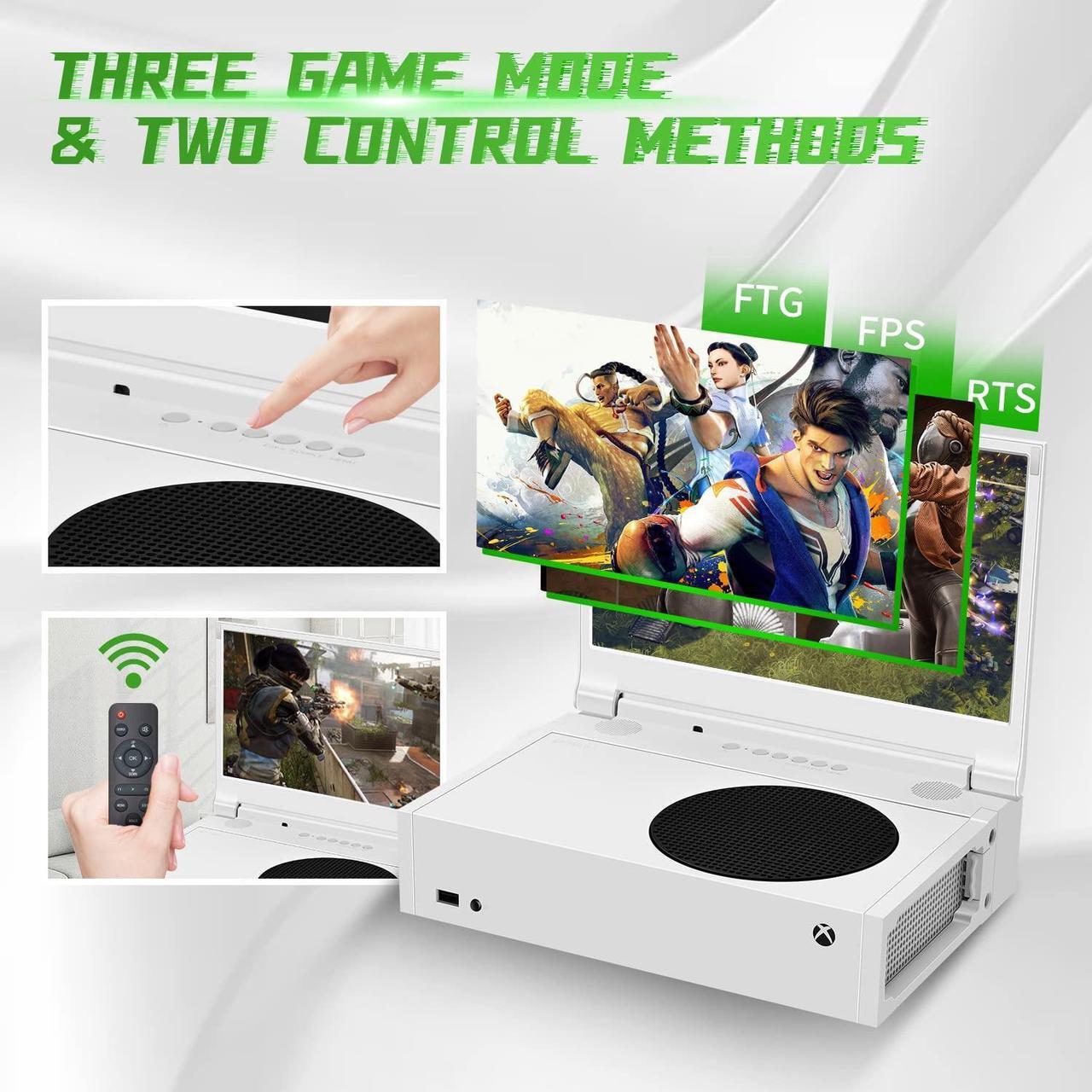Alt view image 6 of 7 - G-STORY 14 Portable Monitor for Xbox Series S, 1080P Portable Gaming Monitor IPS Screen for Xbox Series S(not Included) with Two HDMI, HDR, Freesync, Game Mode, Travel Monitor for Xbox Series S