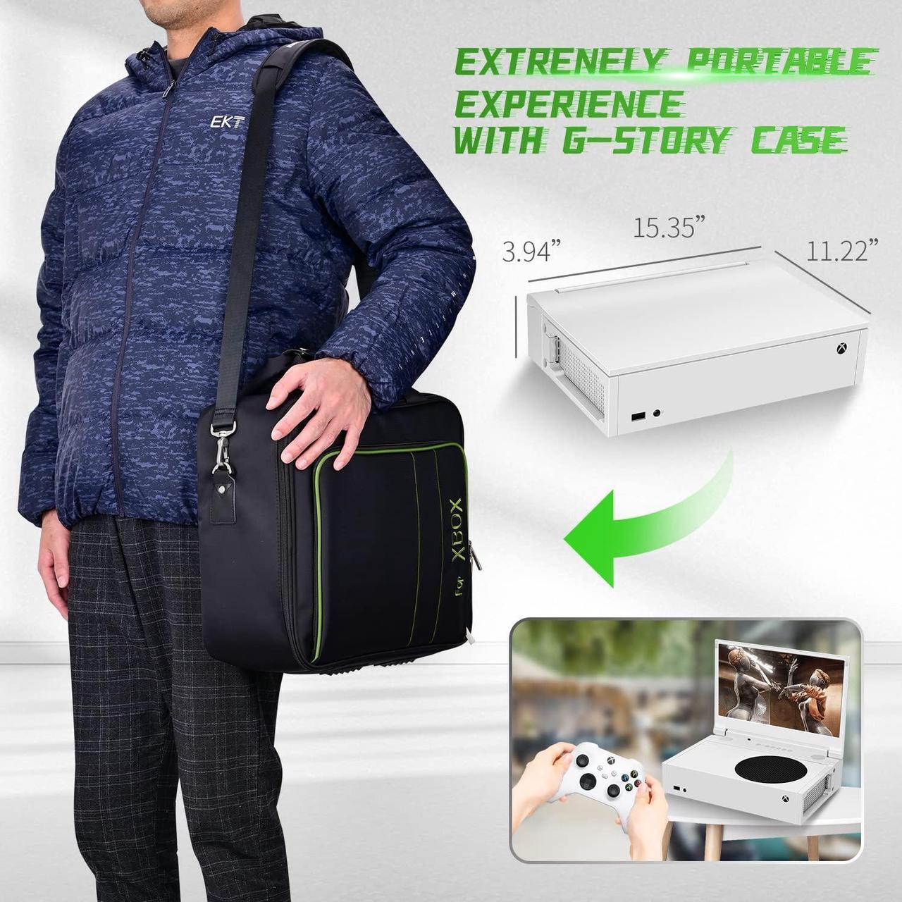 Alt view image 8 of 7 - G-STORY 14 Portable Monitor for Xbox Series S, 1080P Portable Gaming Monitor IPS Screen for Xbox Series S(not Included) with Two HDMI, HDR, Freesync, Game Mode, Travel Monitor for Xbox Series S