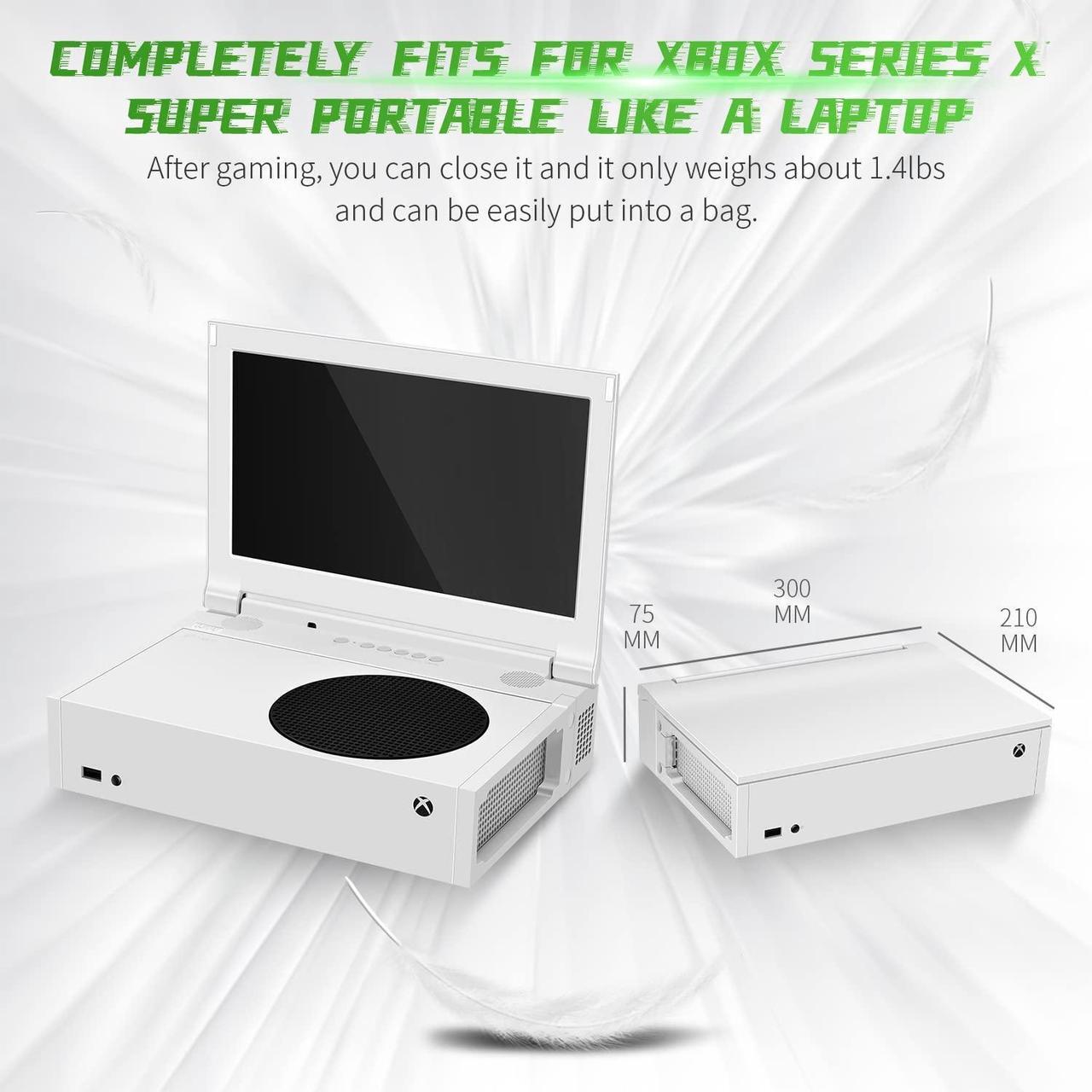 Alt view image 7 of 7 - G-STORY 11.6 Portable Monitor for Xbox Series S, 1080P Portable Gaming Monitor IPS Screen for Xbox Series S(not Included) with Two HDMI, HDR, Freesync, Game Mode, Travel Monitor for Xbox Series S