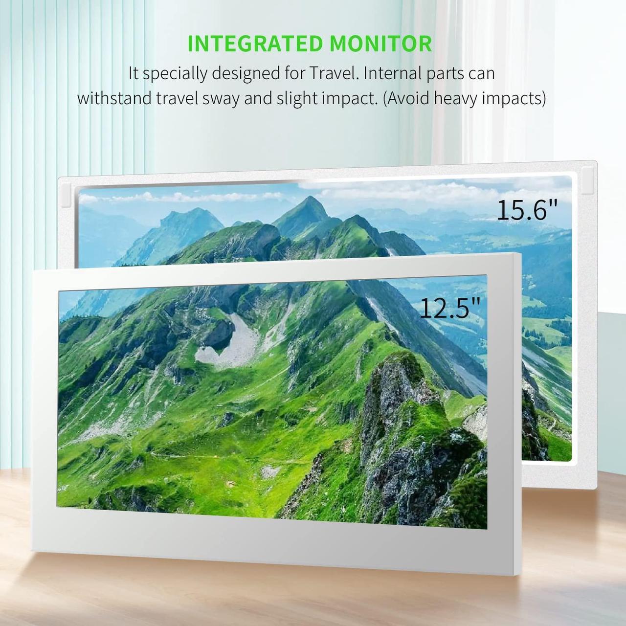 Alt view image 4 of 7 - G-STORY 15.6" HDR IPS 2K&165Hz Eye-Care Portable Gaming Monitor for Xbox Series S(not Included) with FreeSync, HDMI Cable, Built-in Multimedia Stereo Speaker,UL Certificated AC Adapter