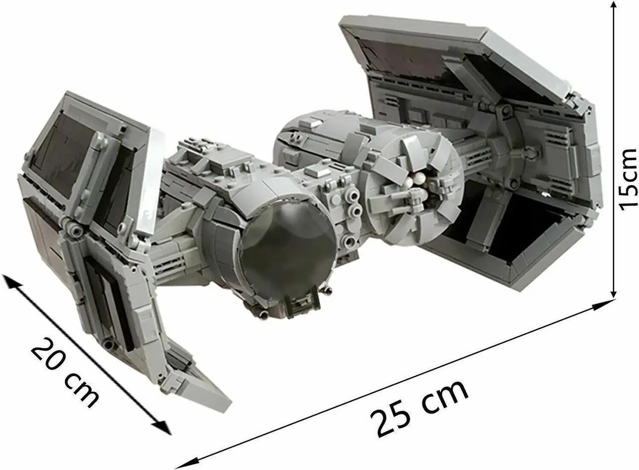 Alt view image 5 of 5 - ZITIANYOUBUILD Star Wars MOC-13952 TIE Bomber - Perfect Minifig Scale Bomber Assault Bomber Model Sets 100% Compatible with LEGO Brand New and High Quality