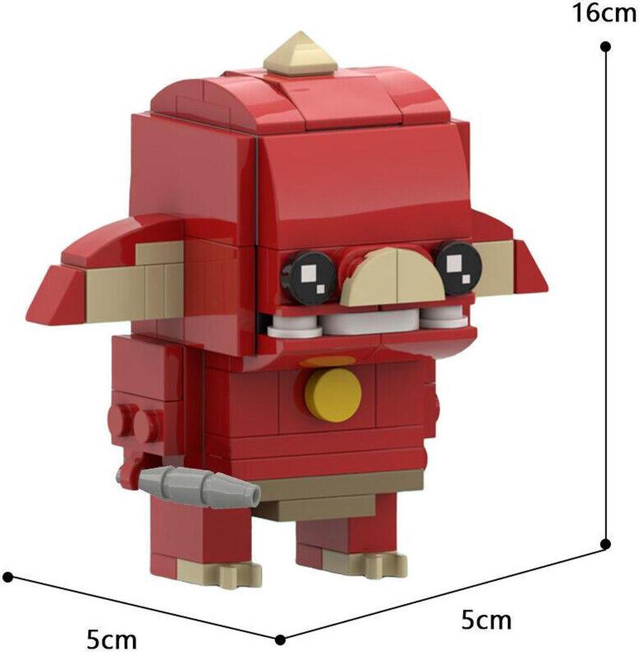 Alt view image 3 of 3 - ZITIANYOUBUILD Red Bokoblin Monster Character Model Building Kit 98 Pieces MOC